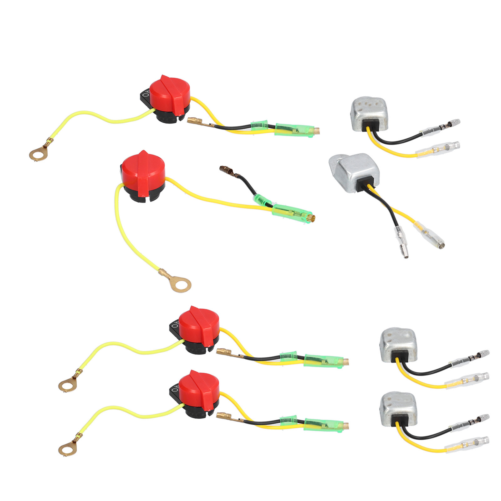 8 Stück Ölmangel-warnsensoren, Breite Kompatibilität, Stabiler, Sicherer Und Langlebiger Motorstoppschalter Aus Abs-kunststoff Für Gx120 Und Gx160 (5,5 Ps)