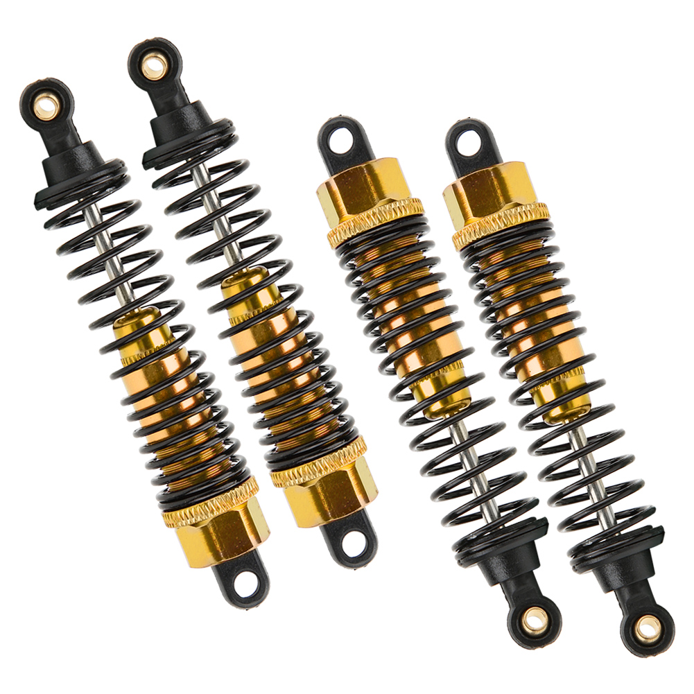 4-teiliges Stoßdämpfer-zubehör Aus Aluminiumlegierung, Passend Für Hsp 1/10 Rc-cars (gold)