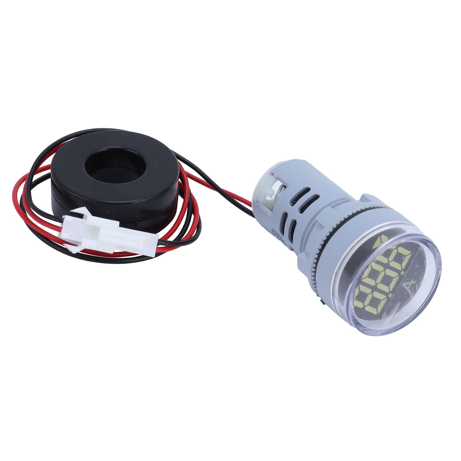 Digitales Strommessgerät, Universal-amperemeter, Signalanzeigelampe, 220 V Wechselstrom, Ad16‑22dsa, Weiß