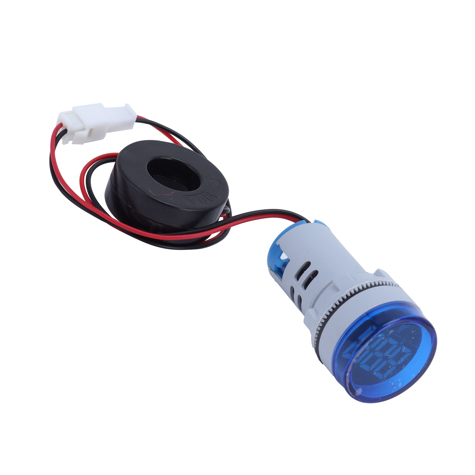 Digitales Strommessgerät, Universal-amperemeter, Signalanzeigelampe, 220 V Wechselstrom, Ad16‑22dsa, Blau