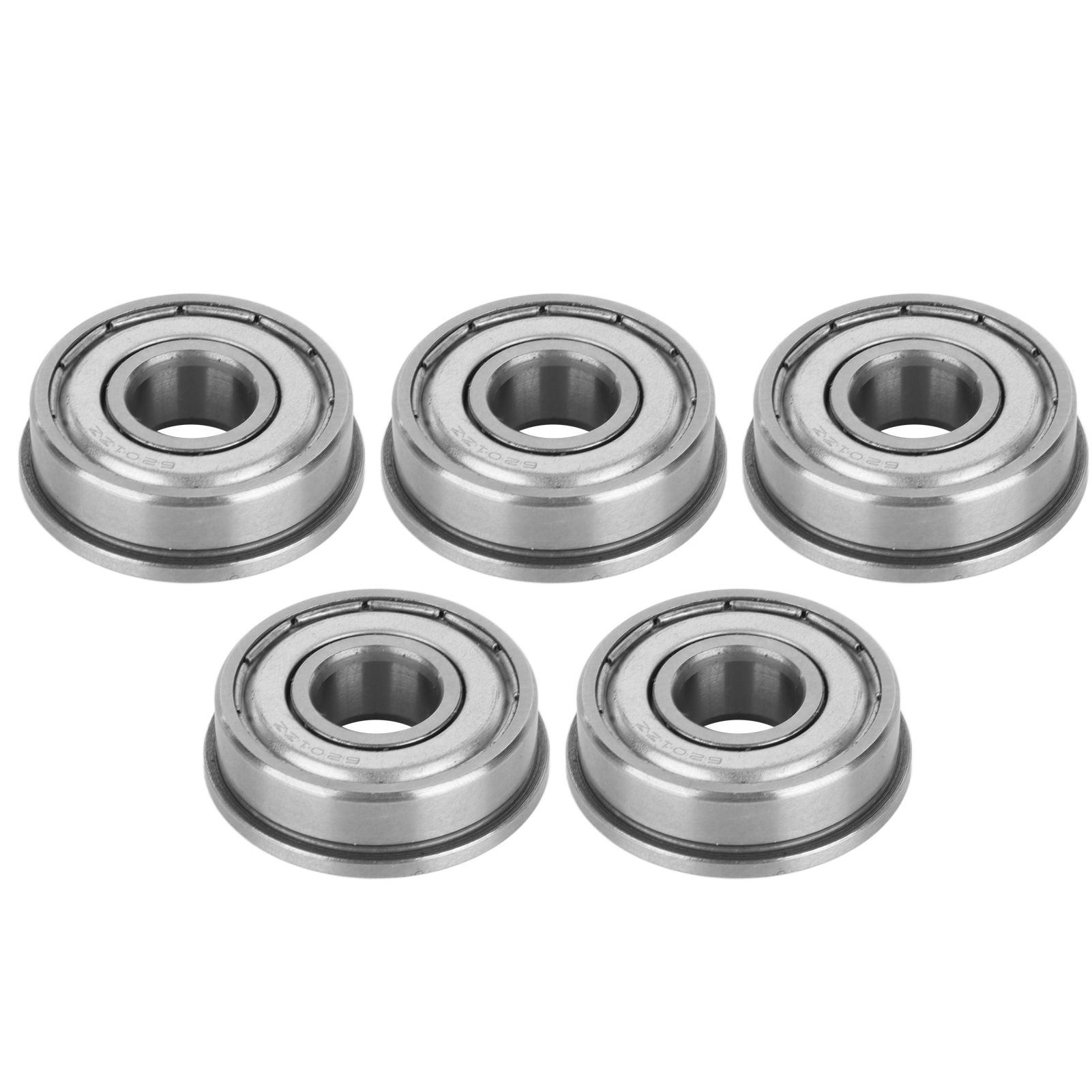 5 Stück Flanschkugellager Für Getriebe, Unterhaltungsroboter Und Ausrüstung, 12 X 32 X 10 Mm / 0,5 X 1,3 X 0,4 Zoll
