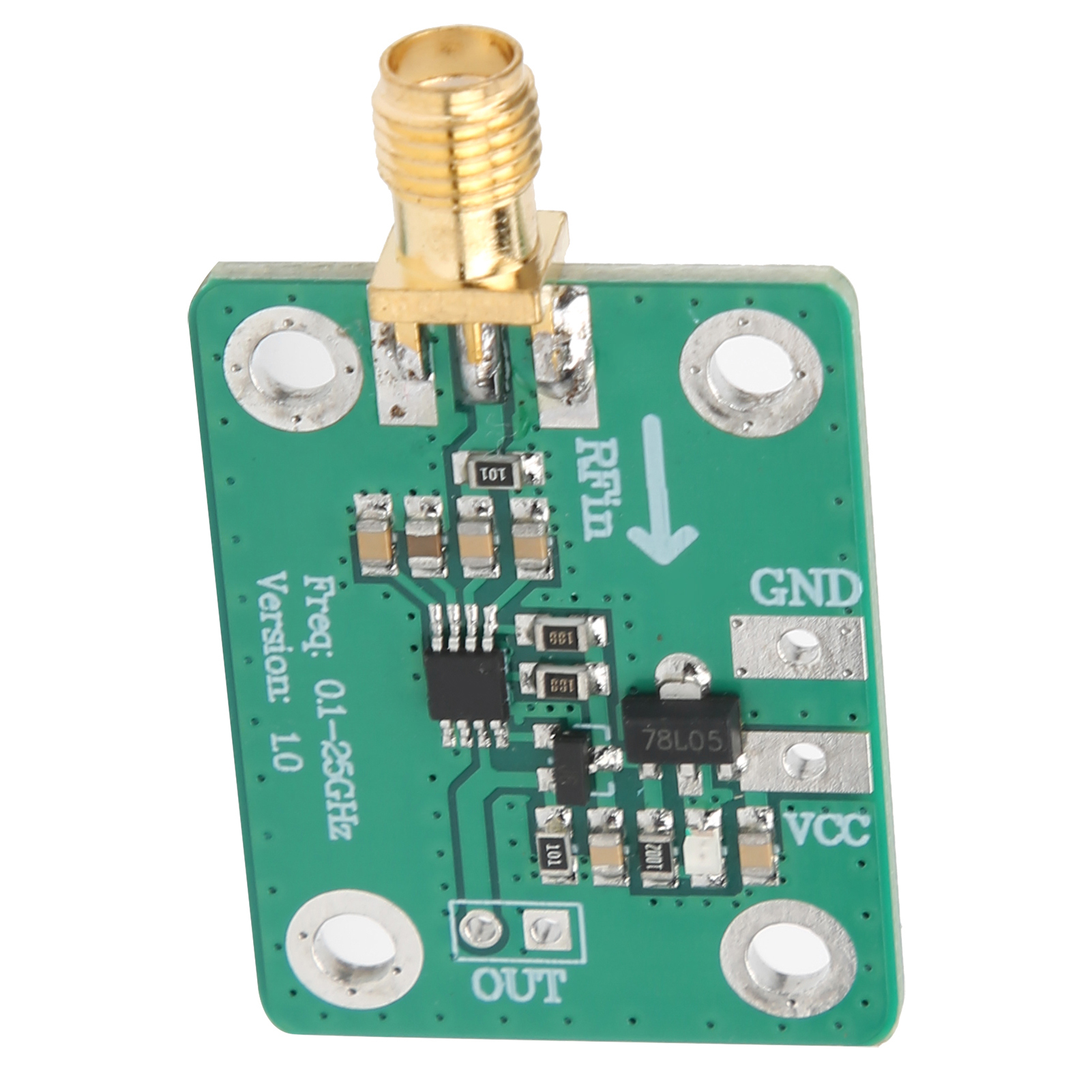 Logarithmisches Detektormodul, Hf-signal-log-ausgangsleistungsmesser 0,1–2,5 Ghz-controller