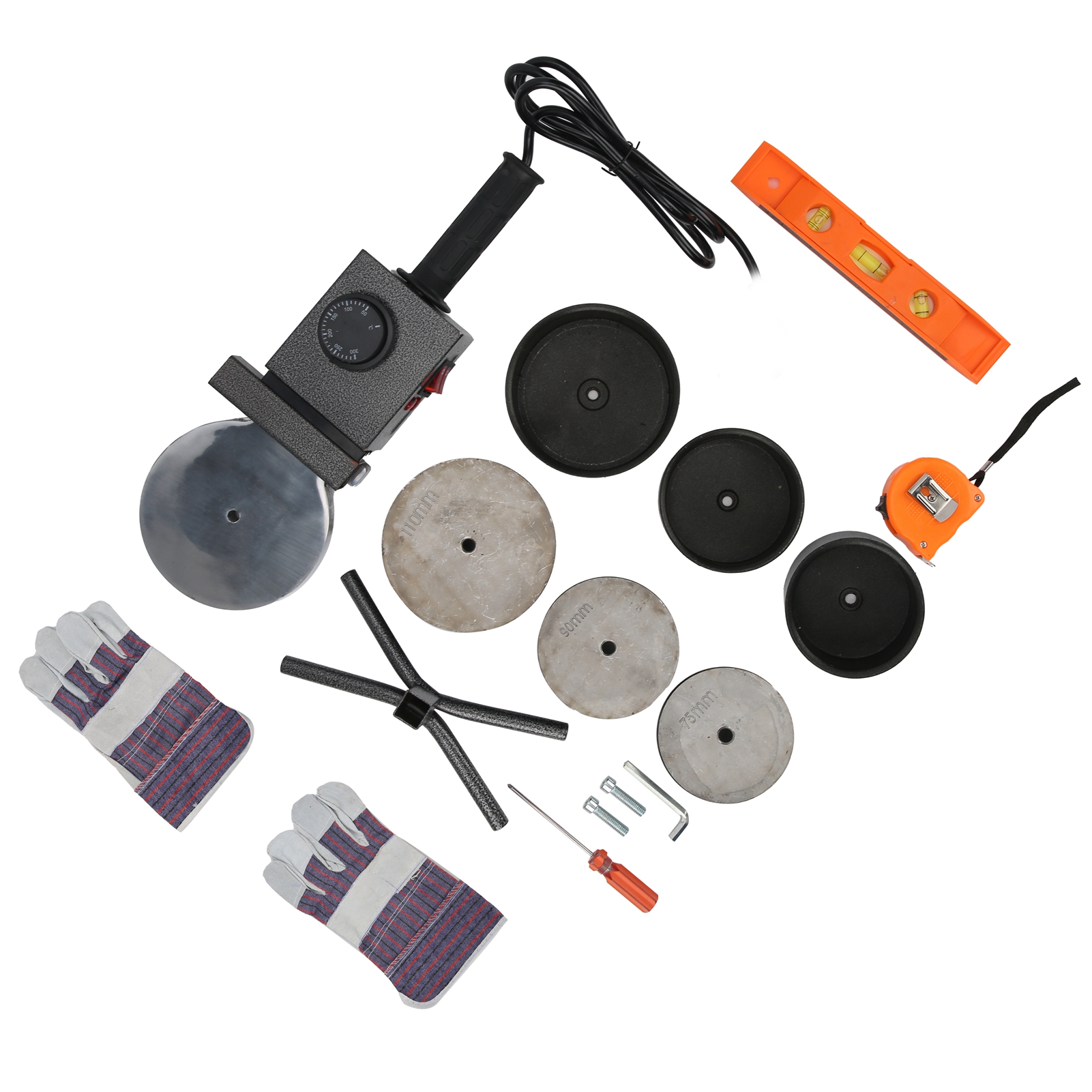 Elektrische Rohrschweißmaschine Für Ppr-rohre, Kunststoff-heißschmelzgerät, 2000 W, 220 V Ac, Eu-stecker
