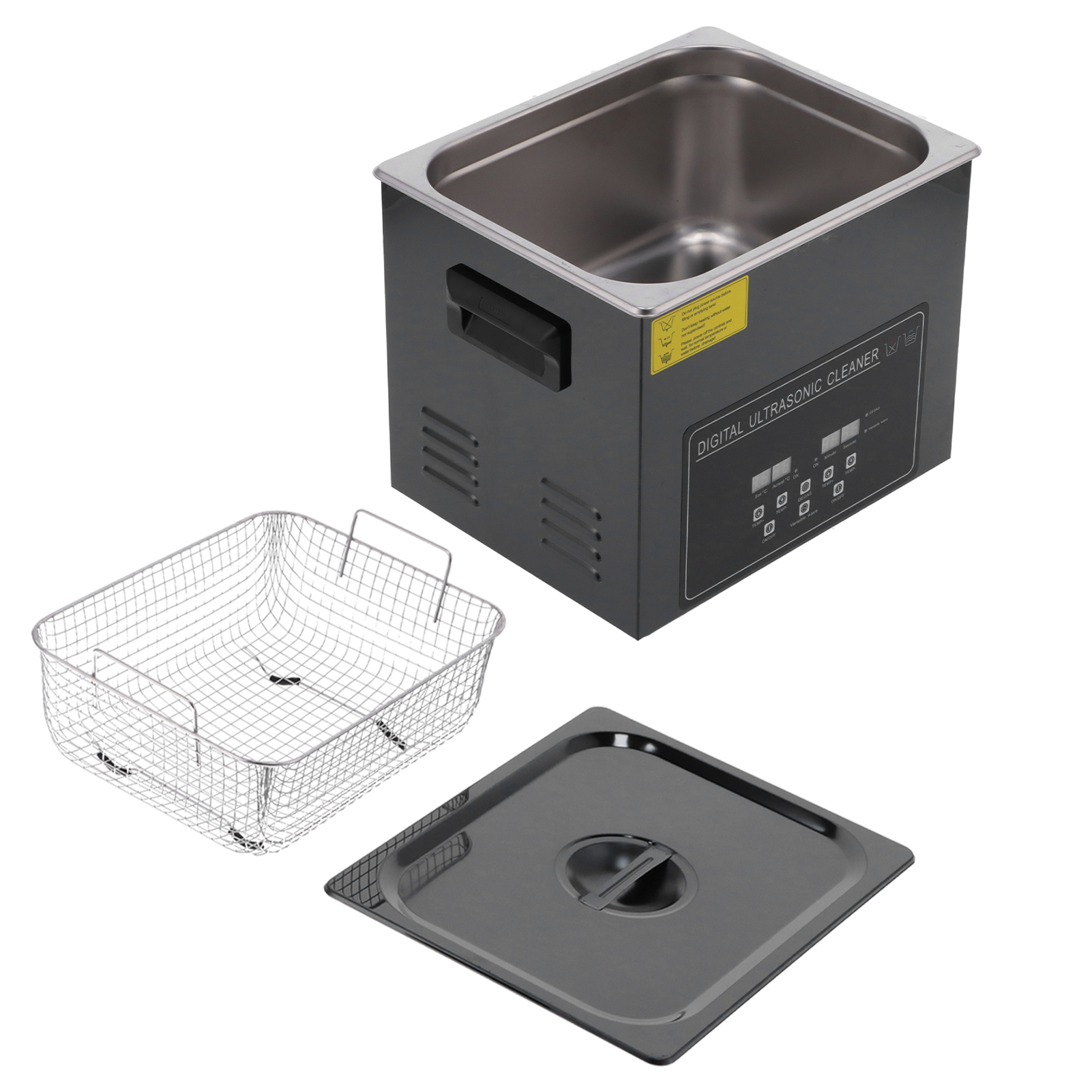 Digitaler Ultraschallreiniger, 10-liter-ultraschall-reinigungstank, Teilereinigungsmaschine Ym-410aeu, Stecker 220 V
