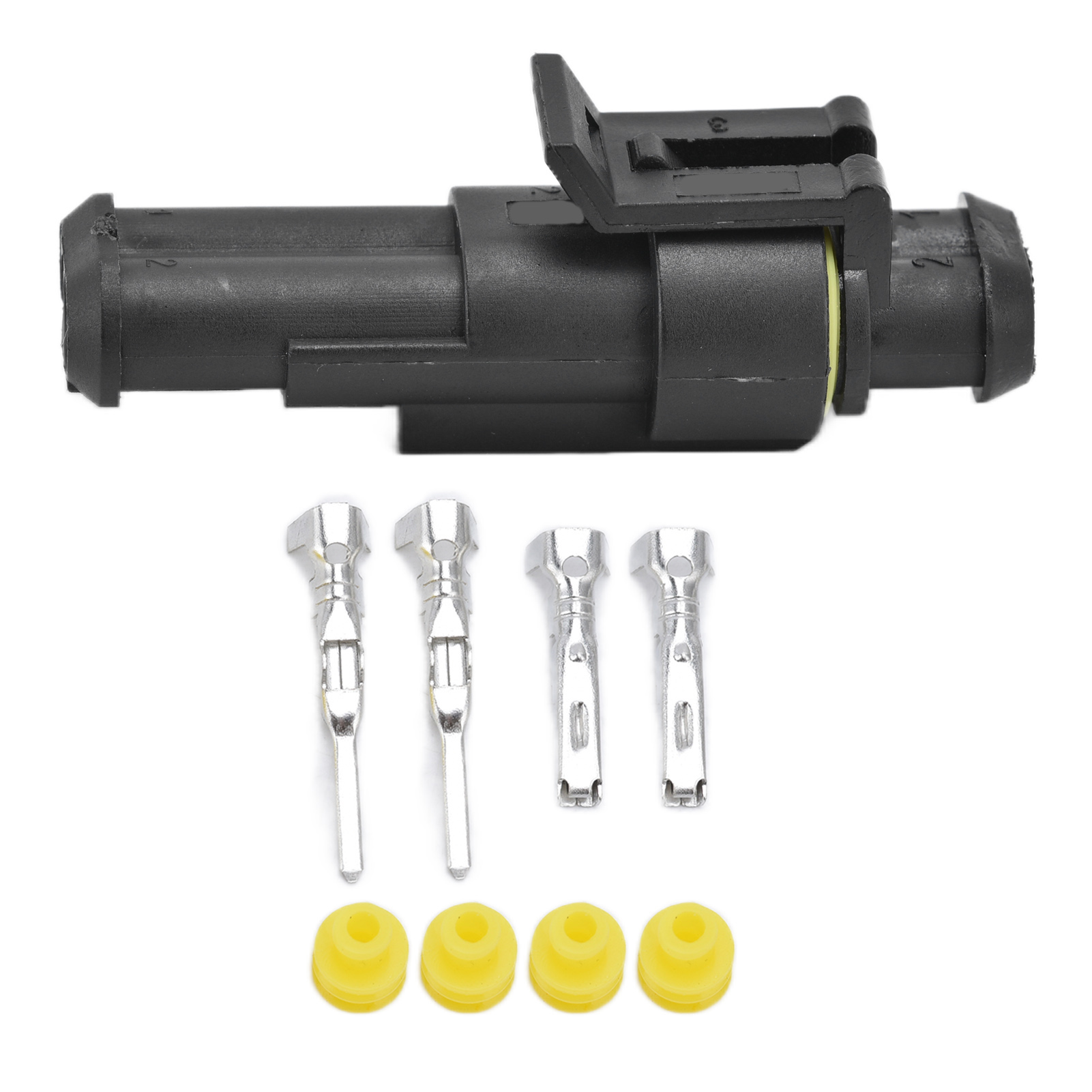Wasserdichtes Steckverbinder-set 1,5 Mm Serie Kfz-elektrokabelstecker, Sortiment An Männlichen Und Weiblichen Klemmen