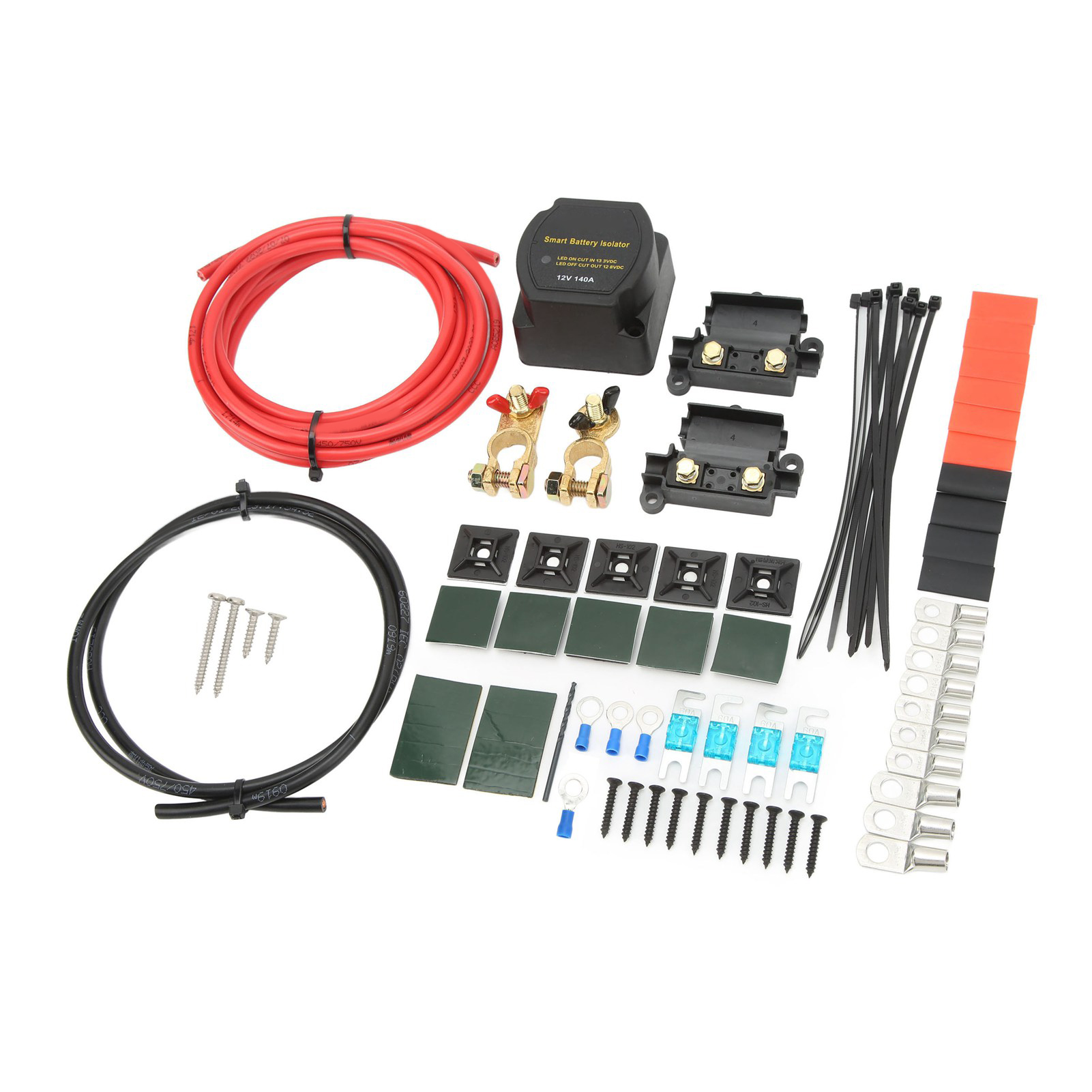 Doppelbatterie-trennschalter-kit 140 A 12 V Hoch- Und Niederspannungsschutz Spannungsempfindliches Relais-kit Für Autos, Wohnmobile, Lkws, Suvs, Boote