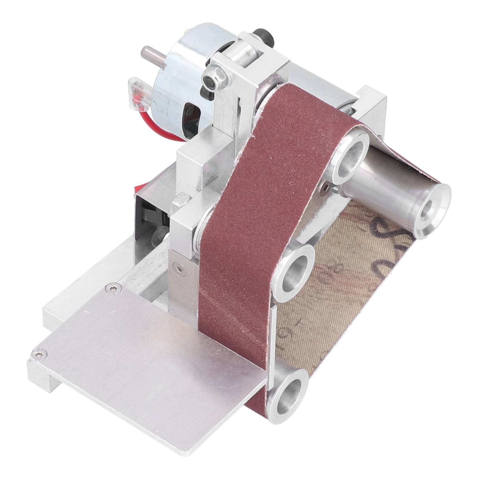 Elektrischer Mini-bandschleifer Für Heimwerker, Polier- Und Schleifarbeiten, 7 Geschwindigkeitsstufen, Dc 12–24 V, Typ 30, 110–240 V, Eu-stecker