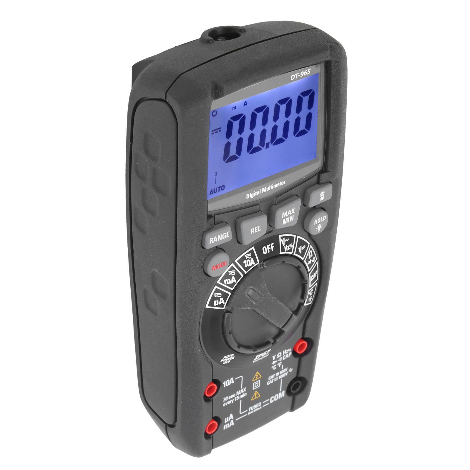 Digitales Multimeter Für Wechsel-/gleichspannung, Strom, Widerstand, Kapazität Und Frequenz (6000 Messpunkte)