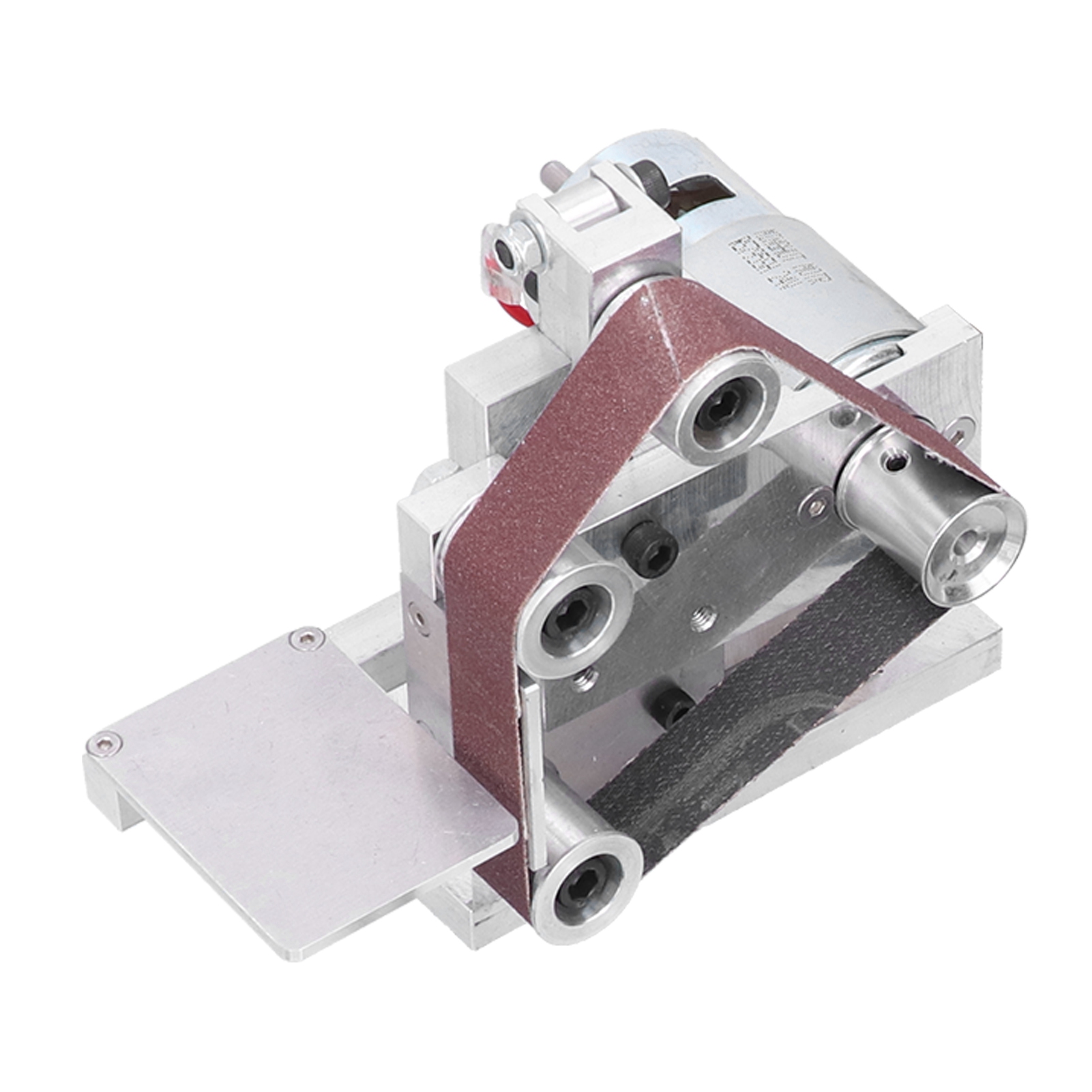 Elektrischer Mini-bandschleifer Für Heimwerker, Polier- Und Schleifarbeiten, 7 Geschwindigkeitsstufen, Dc 12–24 V, Typ 20, 110–240 V, Eu-stecker