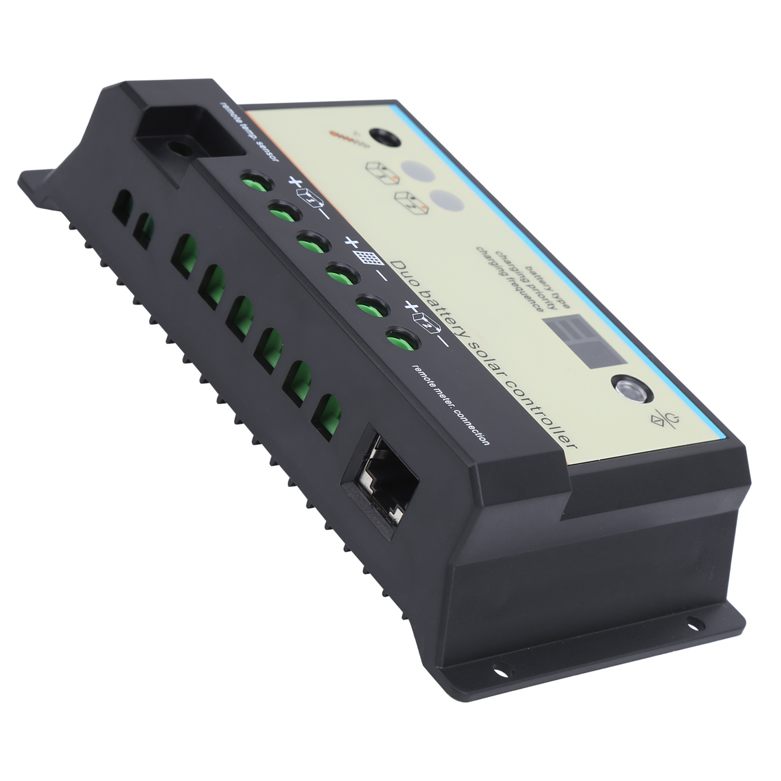Solarladeregler Aus Kunststoff Für Zwei Batterien, Wohnmobil, 8-poliger Rj45-anschluss, Epipdb-com, 12/24 V Dc (db-20 A)