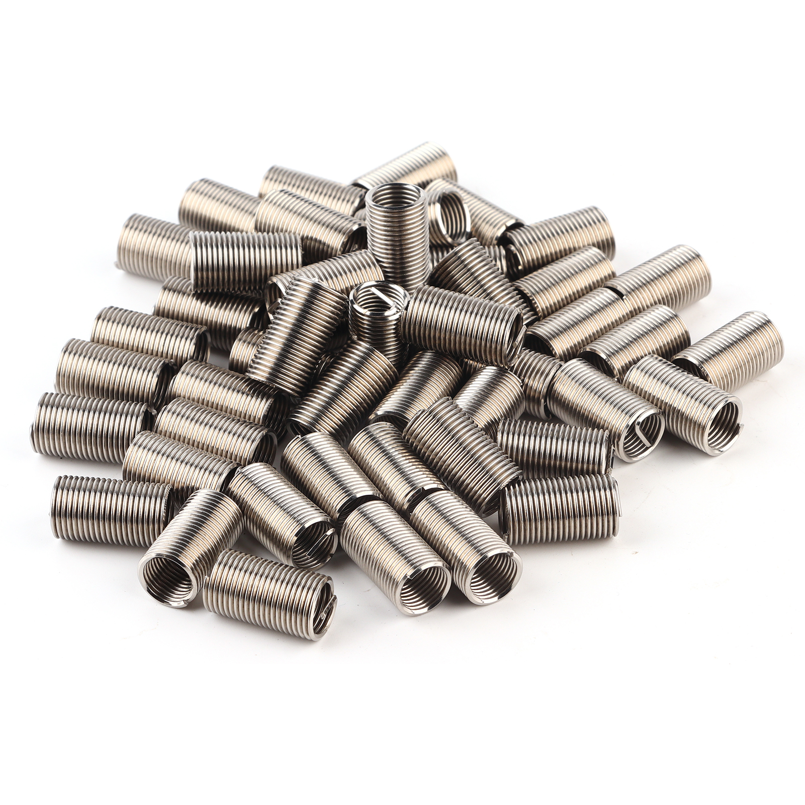 50 Stück Gewindeeinsätze, Reduziermuttern-reparaturwerkzeug, Edelstahl, M10x1,253d