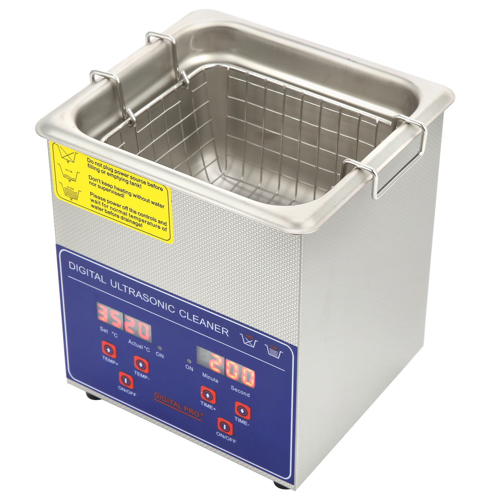 Digitaler Ultraschallreiniger Mit Edelstahlheizung Und Zeitschaltuhr, Industriebedarf Ps 08a