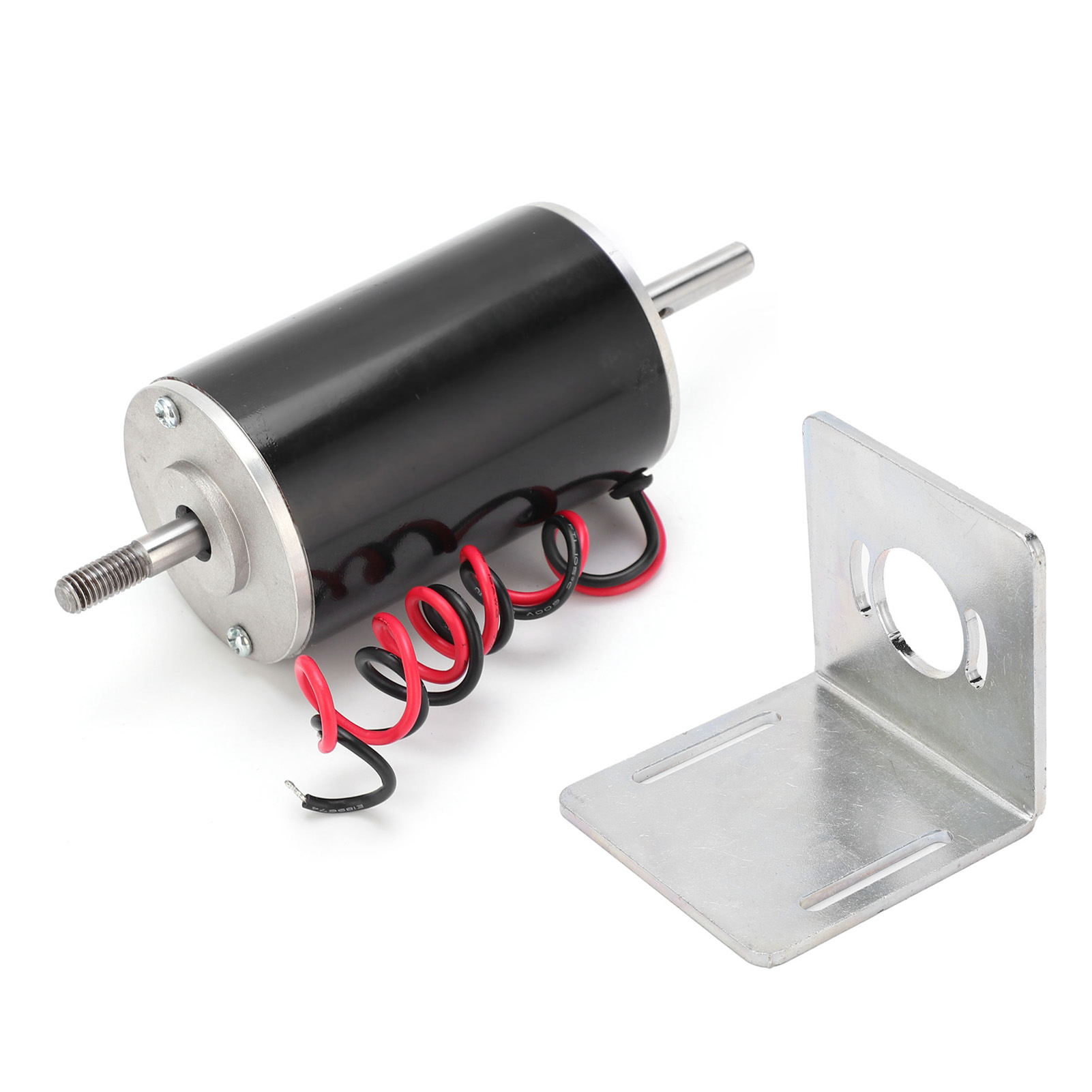 Hochgeschwindigkeits-gleichstrommotor 80w Micro Cw Ccw Doppelausgangswelle Drehzahlregelung 12v Xd60d9412y50s (mit Halterung)