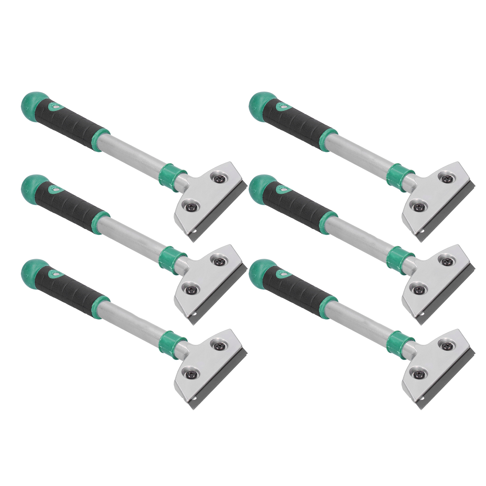 6-teiliges Set Wandspachtelmesser Aus Aluminiumlegierung, Professionelles Handwerkzeug Zur Bodenreinigung, 30 Cm