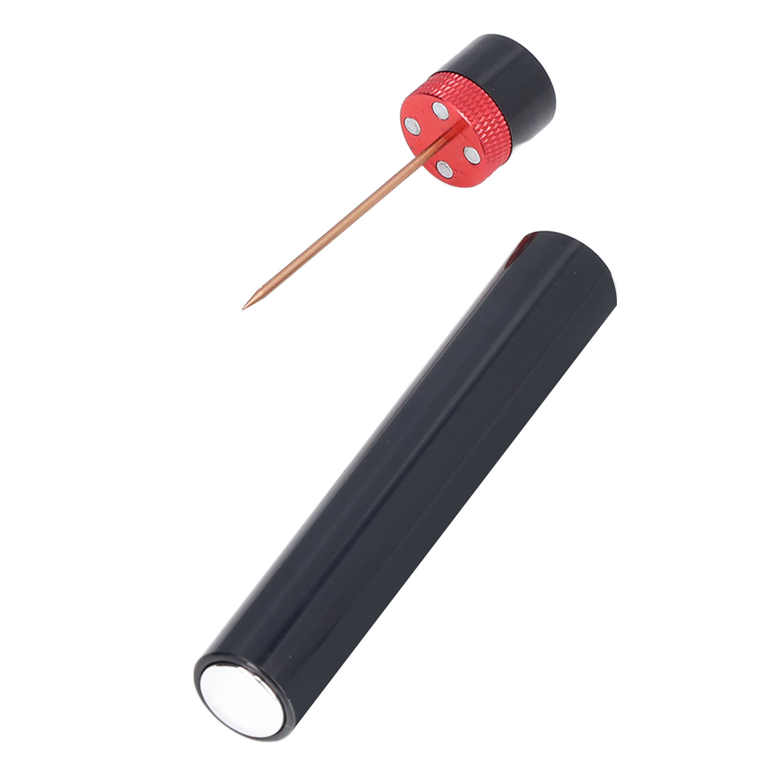 Handbetriebener Flaschenöffner In Lippenstiftform, Nadeltyp, Luftdruck, Tragbar, Für Den Gebrauch Zu Hause Und In Restaurants (rot).