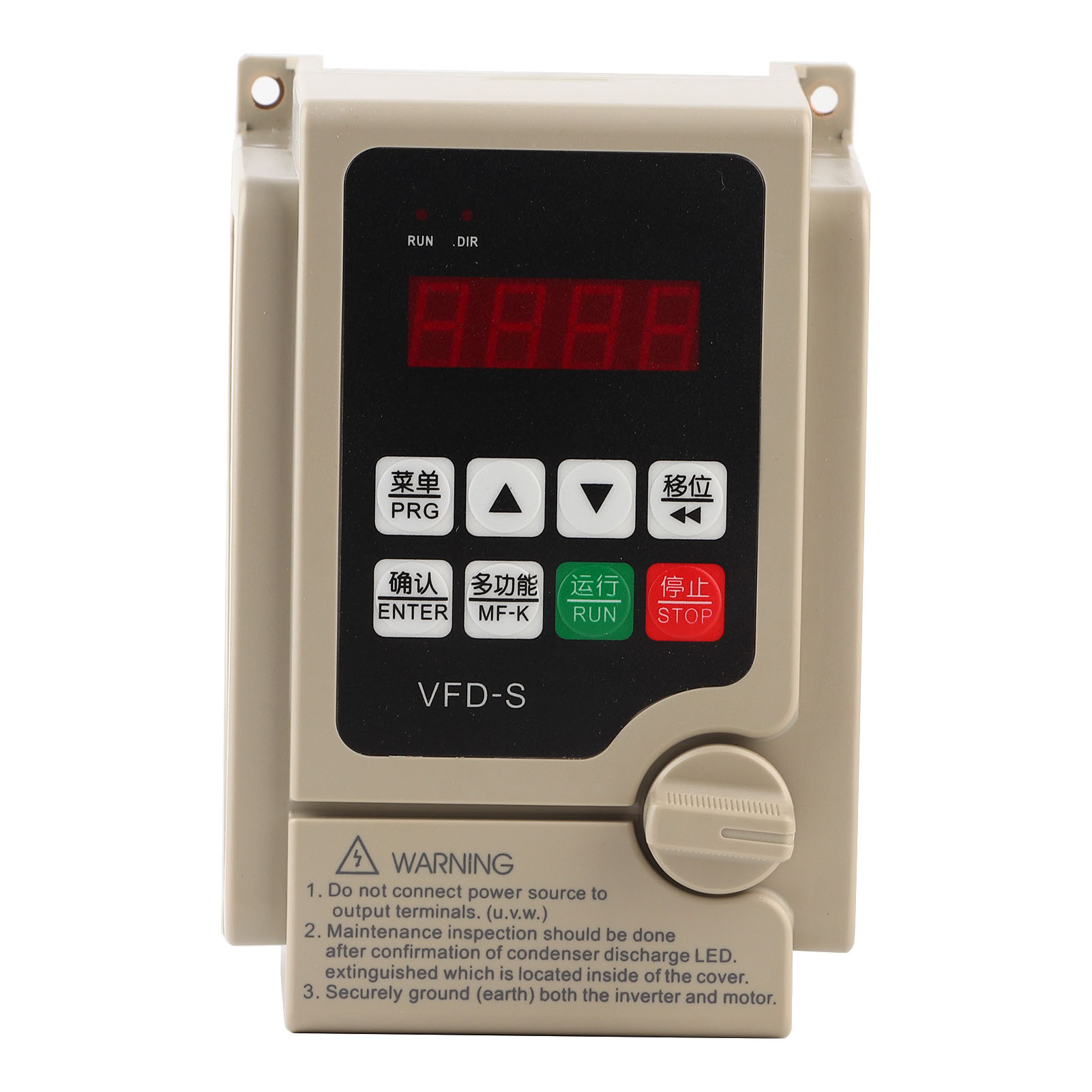 Frequenzumrichter, Einphasiger Eingang, Dreiphasiger Ausgang, 220 V (3,7 Kw)