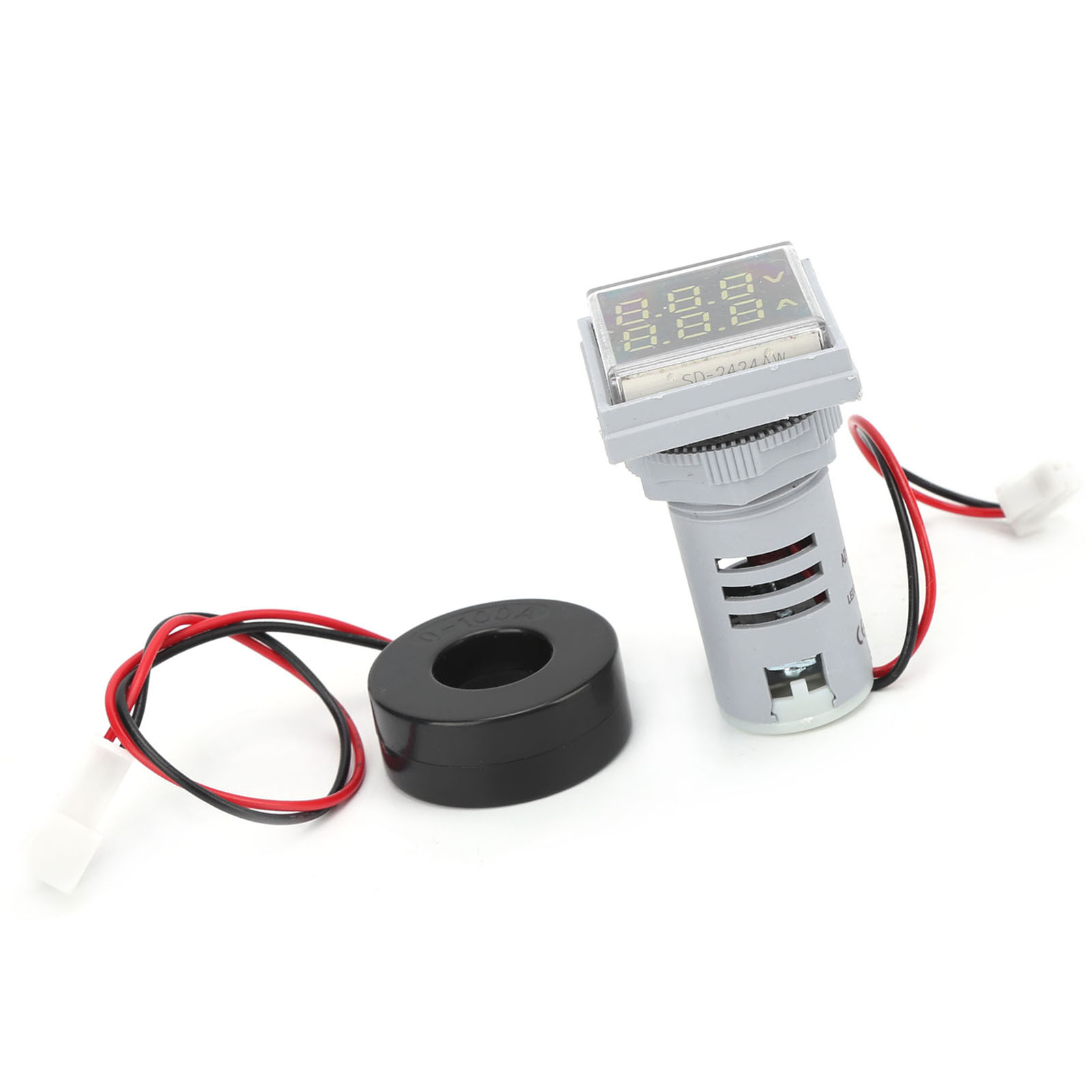 Ad16-22fva 2-in-1 Voltmeter Amperemeter Spannungs- Und Strommessgerät Tester Messanzeige Weiß