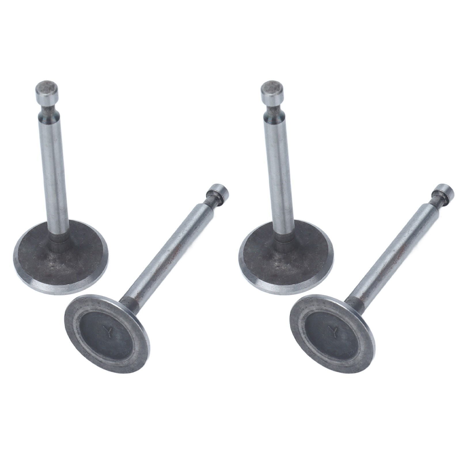 2 Sätze Motorventilsatz Edelstahl Einlass Auslass Ventilschaft Für 2kw 2,5kw 3kw 168f Gx160