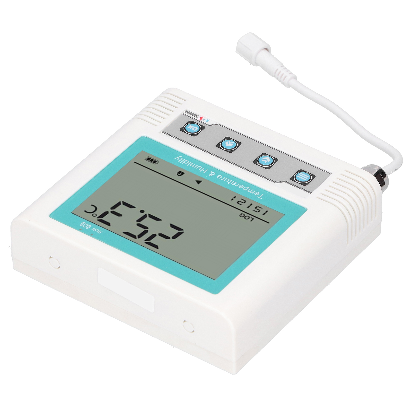 Temperaturdatenlogger Mit Externem Usb-anschluss, Lcd-display, Präziser Aufzeichnung, Sensorfühler, 5 V Dc