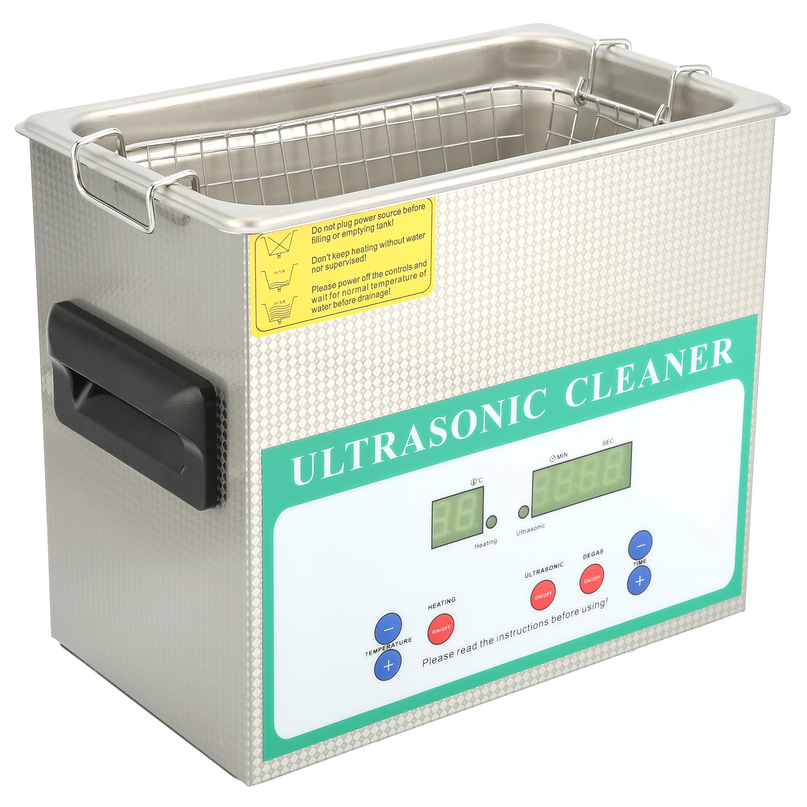Ultraschall-waschmaschine Mit Zeitschaltuhr Für Die Reinigung Von Schmuck (ringe, Halsketten) Dk-230htd 3,2 L 120 W 220 V, Eu-stecker