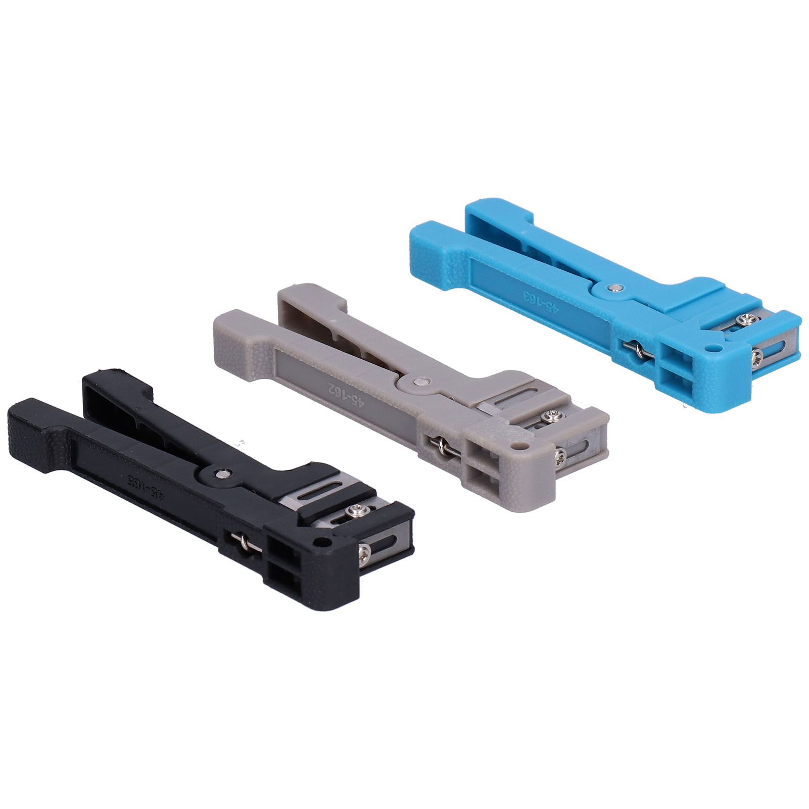 3-teiliges Set Glasfaser-abisolierzange, Koaxialkabel-crimpzange, Kabelabisolierzange