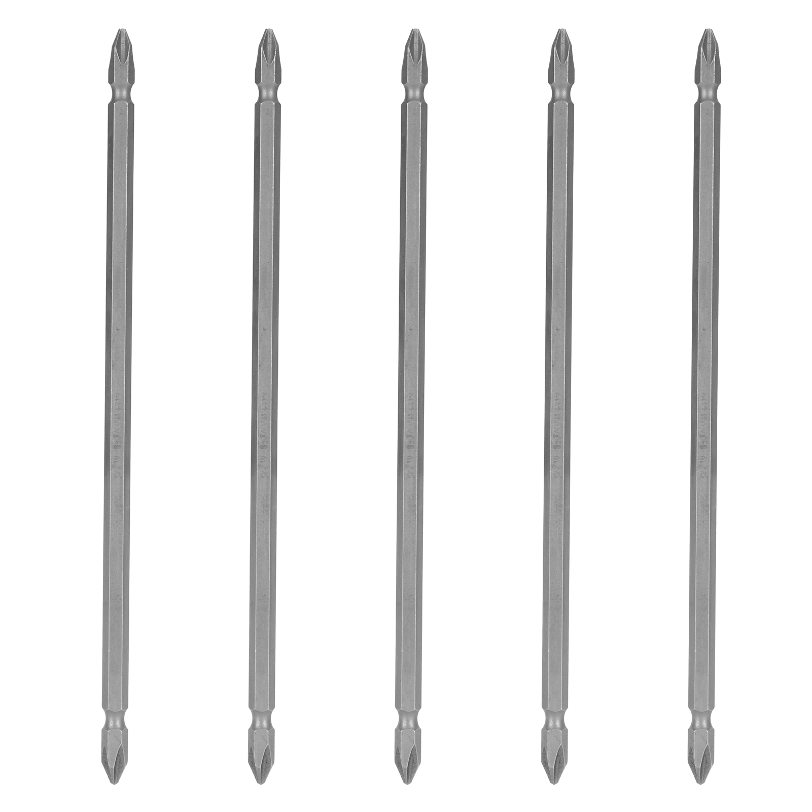 10-teiliges Set Mit 200 Mm S1/4 Doppelkopf-kreuzschlitzschraubendrehern Für Elektrische Schraubendreher