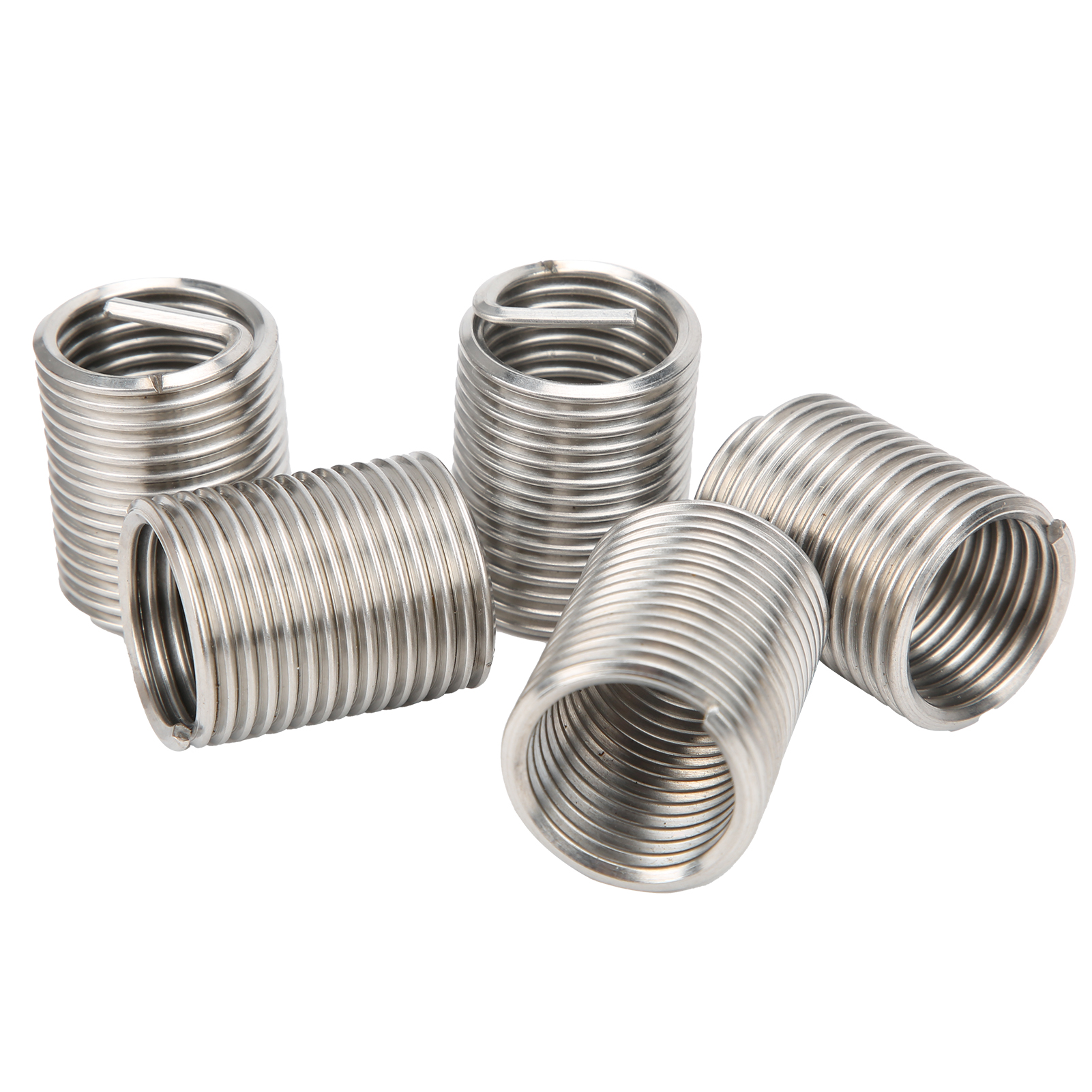 5 Stück Gewindeeinsätze, Reduziermuttern-reparaturwerkzeug, Edelstahl, M22x2,5x2d