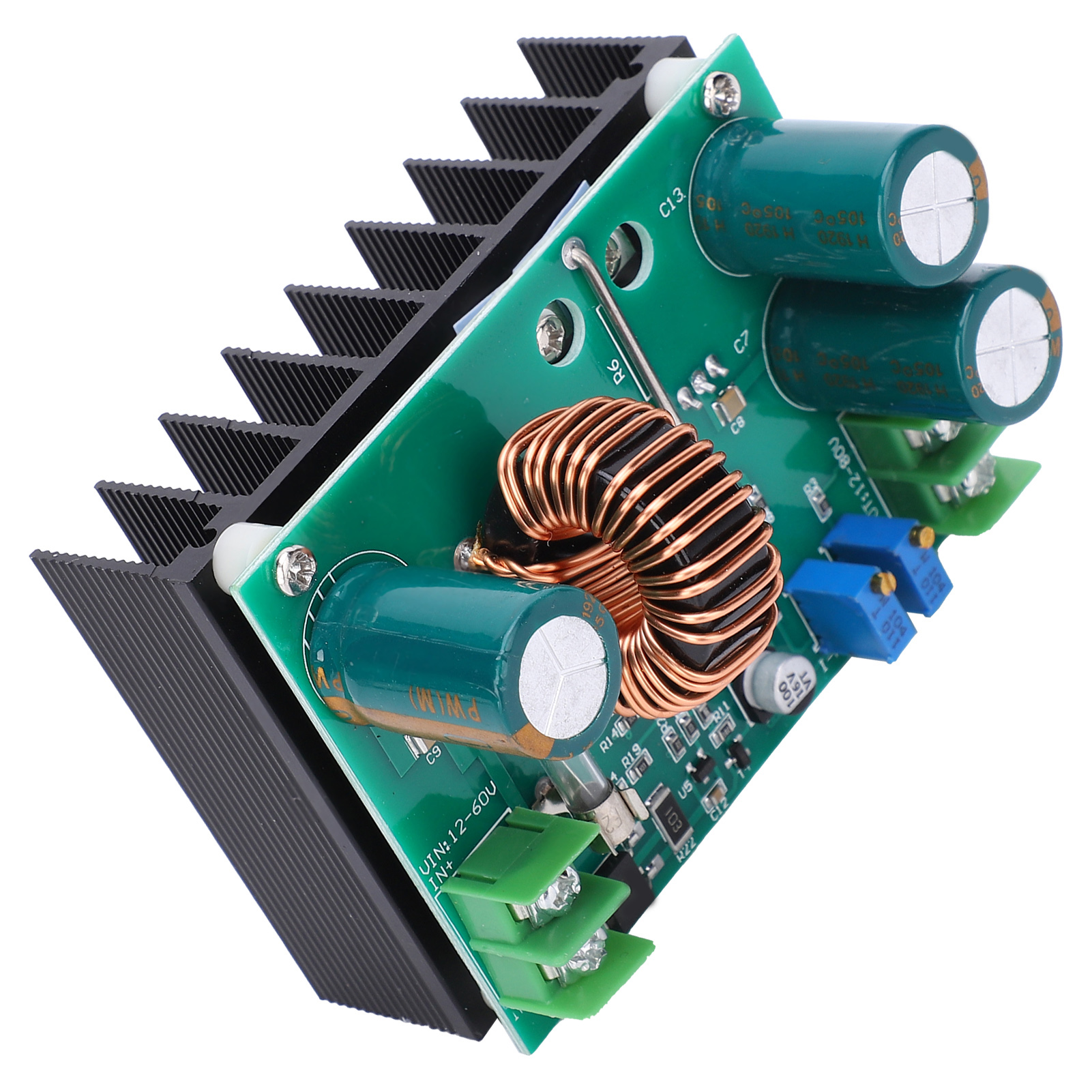 Aufwärtsspannungswandler-modul, Einstellbare Spannungsversorgung Von 10–60 V Auf 12–80 V