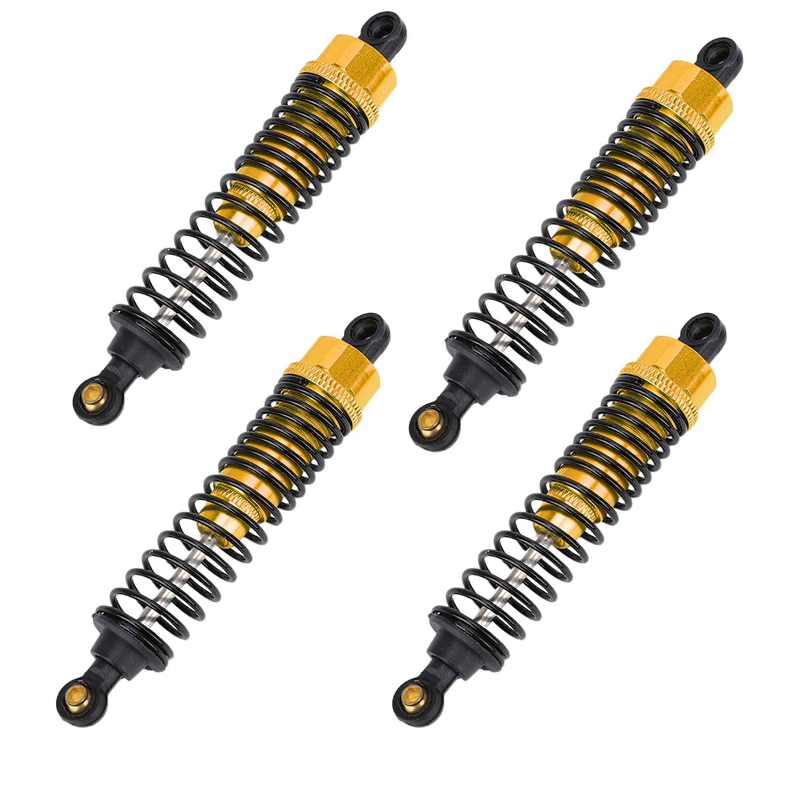 Stück Stoßdämpfer Aus Metall Für Rc-offroad-fahrzeuge, Passend Für Hsp 106004 Ferngesteuerte Autos (gold)