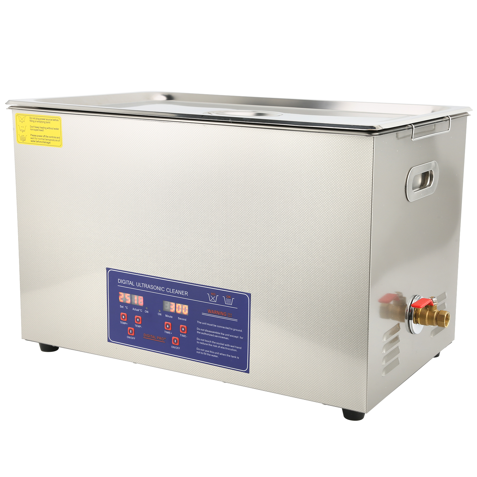 Ultraschallreiniger 30l Digitaler Ultraschall-tankbadreiniger Mit Heizung Und Timer Ps-100aeu Stecker 220v