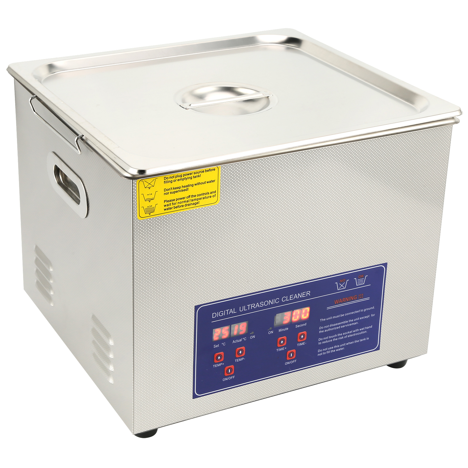 Ultraschallreiniger 15l Digitaler Ultraschall-tankreiniger Mit Heizung Und Timer Ps‑60aeu Stecker 220v