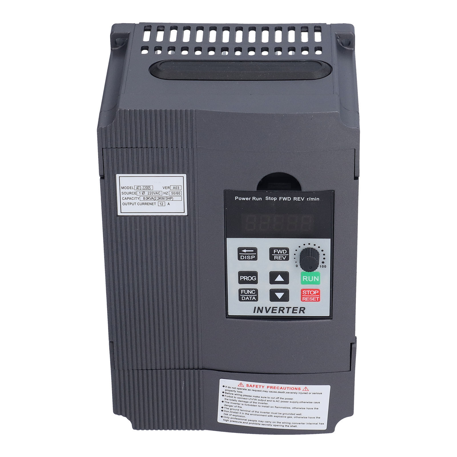 Frequenzumrichter, Einphasig, 1 Eingang, 3 Ausgänge, 220 V Wechselstrom, Für Motoren, Cncat1-2200s