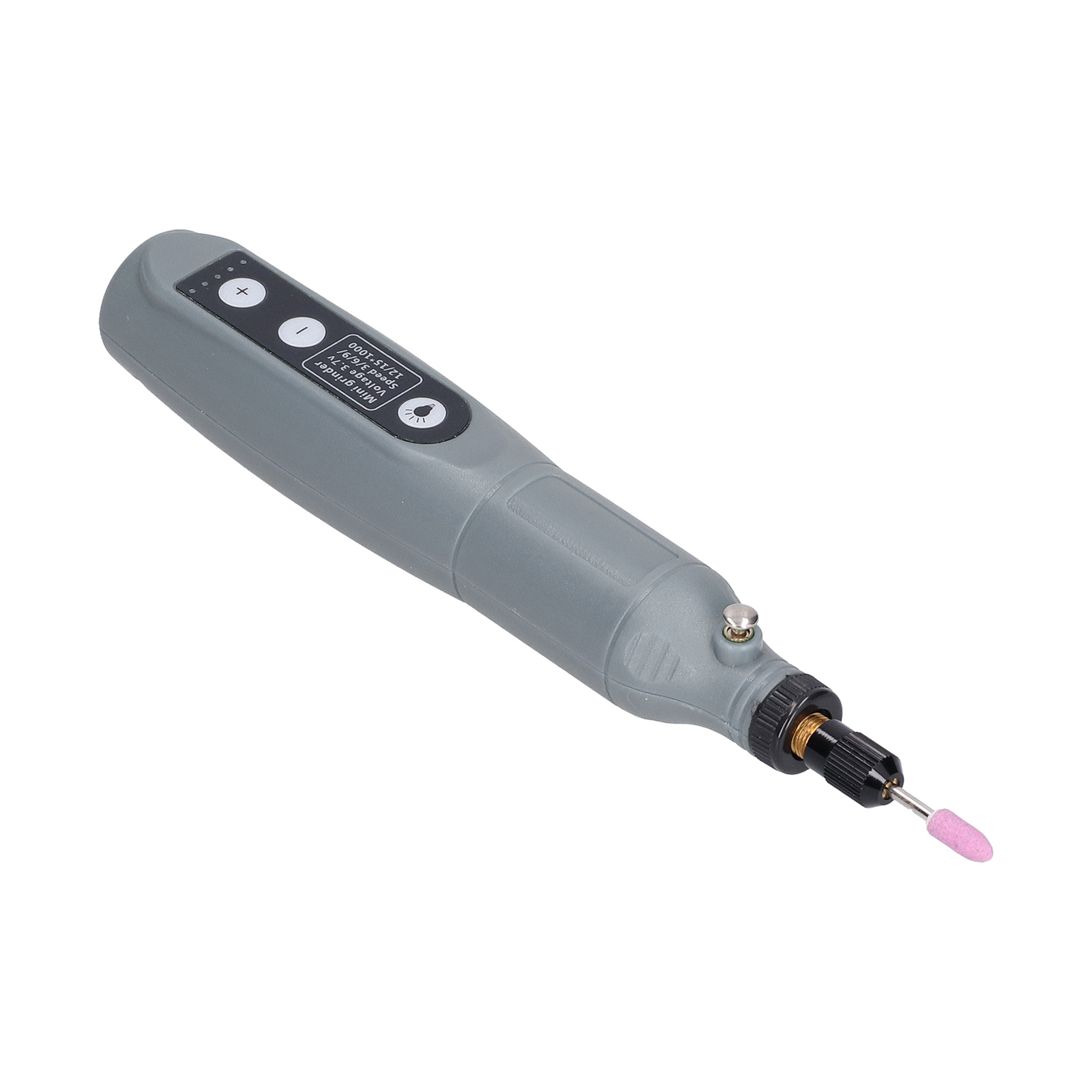 202 Mini-schleifset, Bohrmaschine, Elektrowerkzeug, Grau, Tragbar, Usb-ladefunktion Mit Licht, Zum Reinigen Und Schneiden, Dc 3,7 V