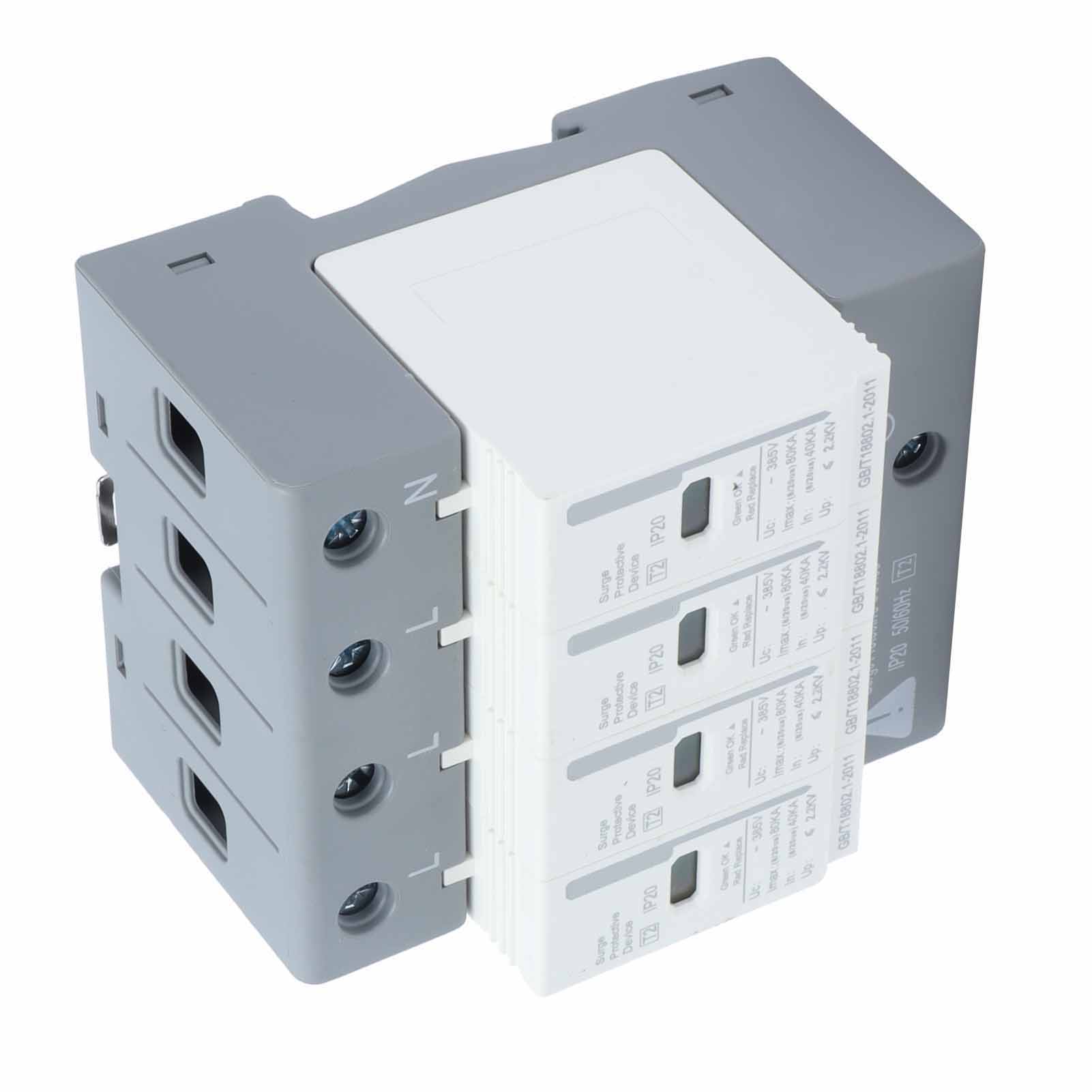 Berm Überspannungsschutzgeräte Hausableiter 4p 80 Ka Spd 2-stufig Bemly80 220 V/380 V