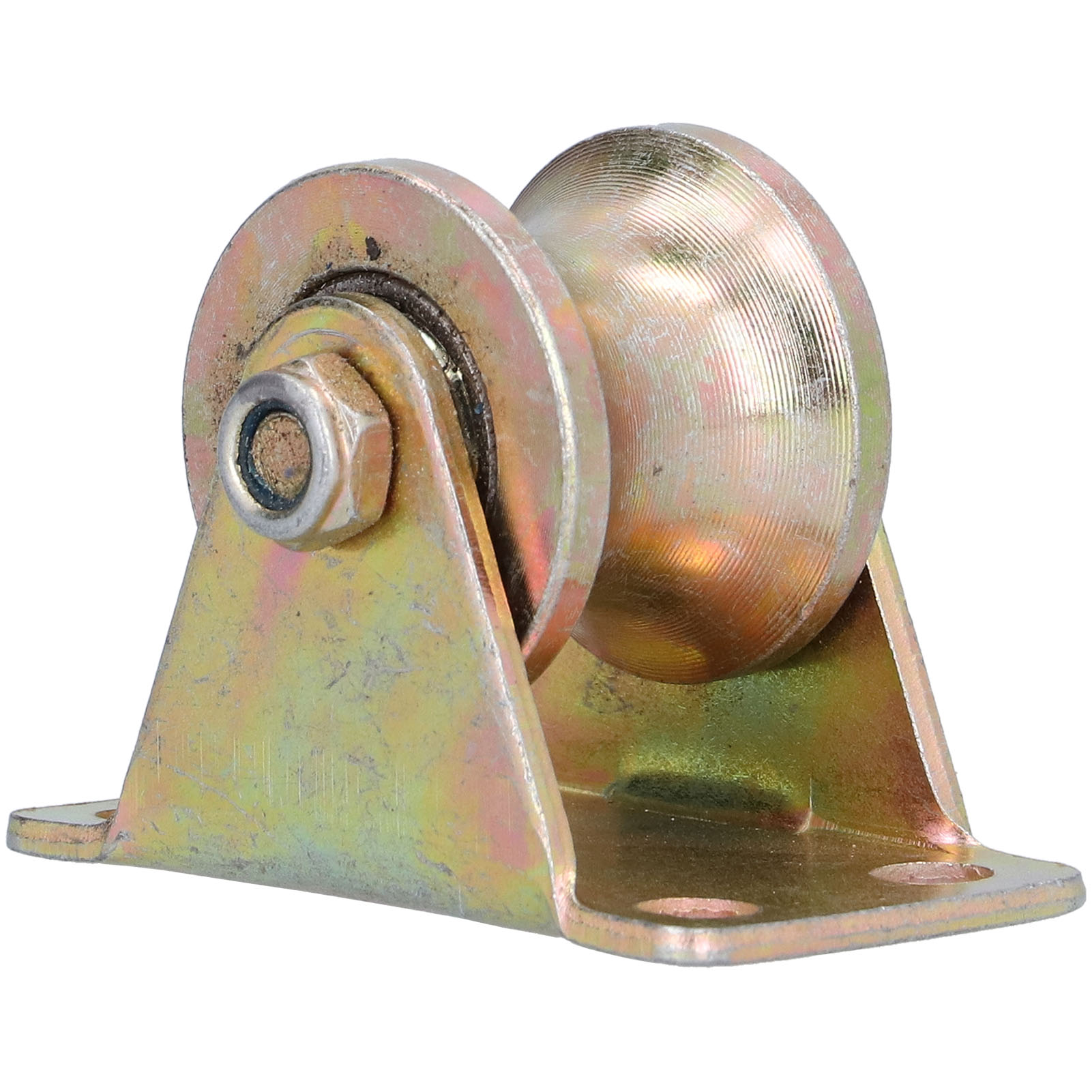 U-förmiges Rollenrad Mit Halterung Für Drahtseilschienen, 32 Mm (1,3 Zoll)