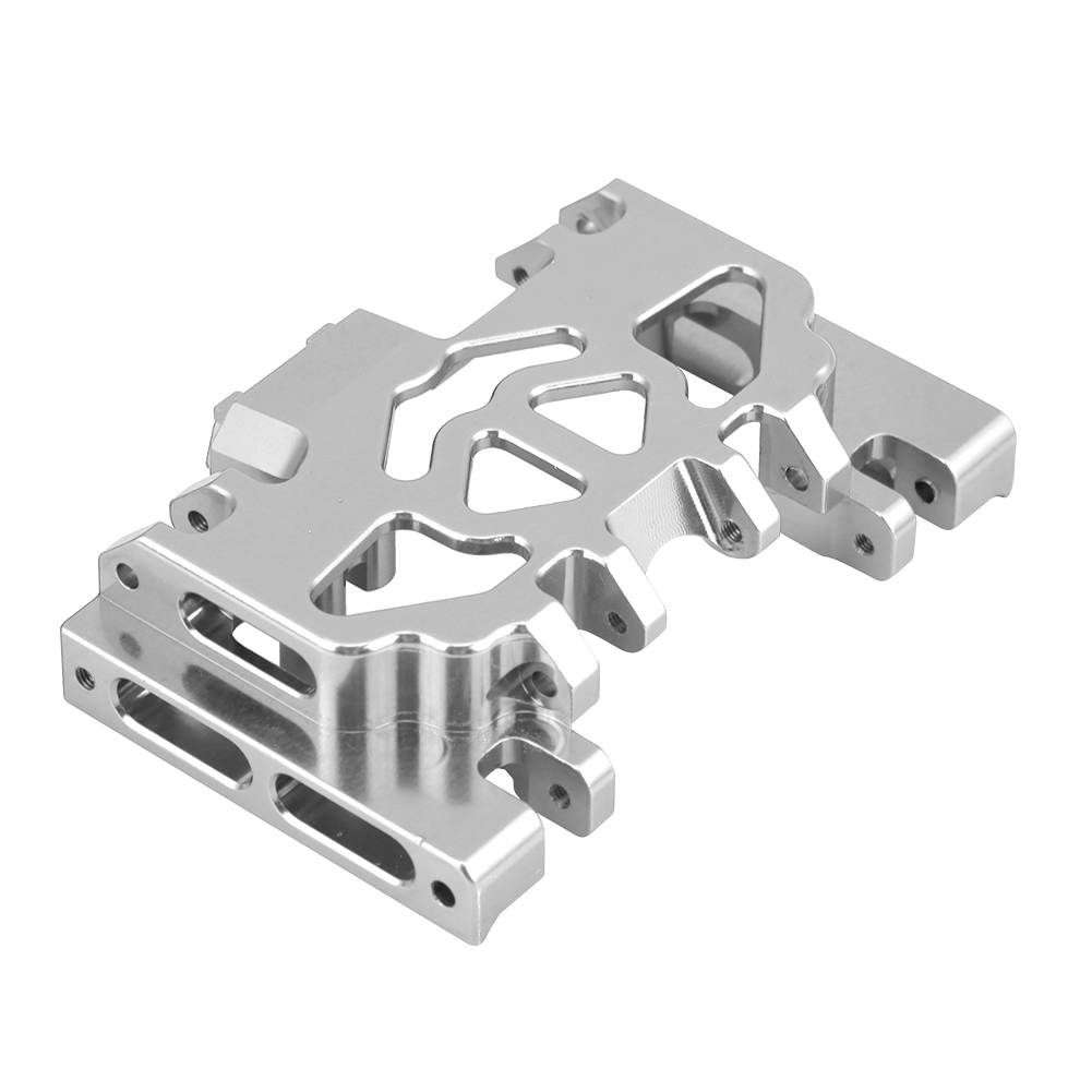 Mittelgetriebegehäuse Aus Aluminiumlegierung, Chassis-teil Für Traxxas Trx4 Land Rover Defender (silber)