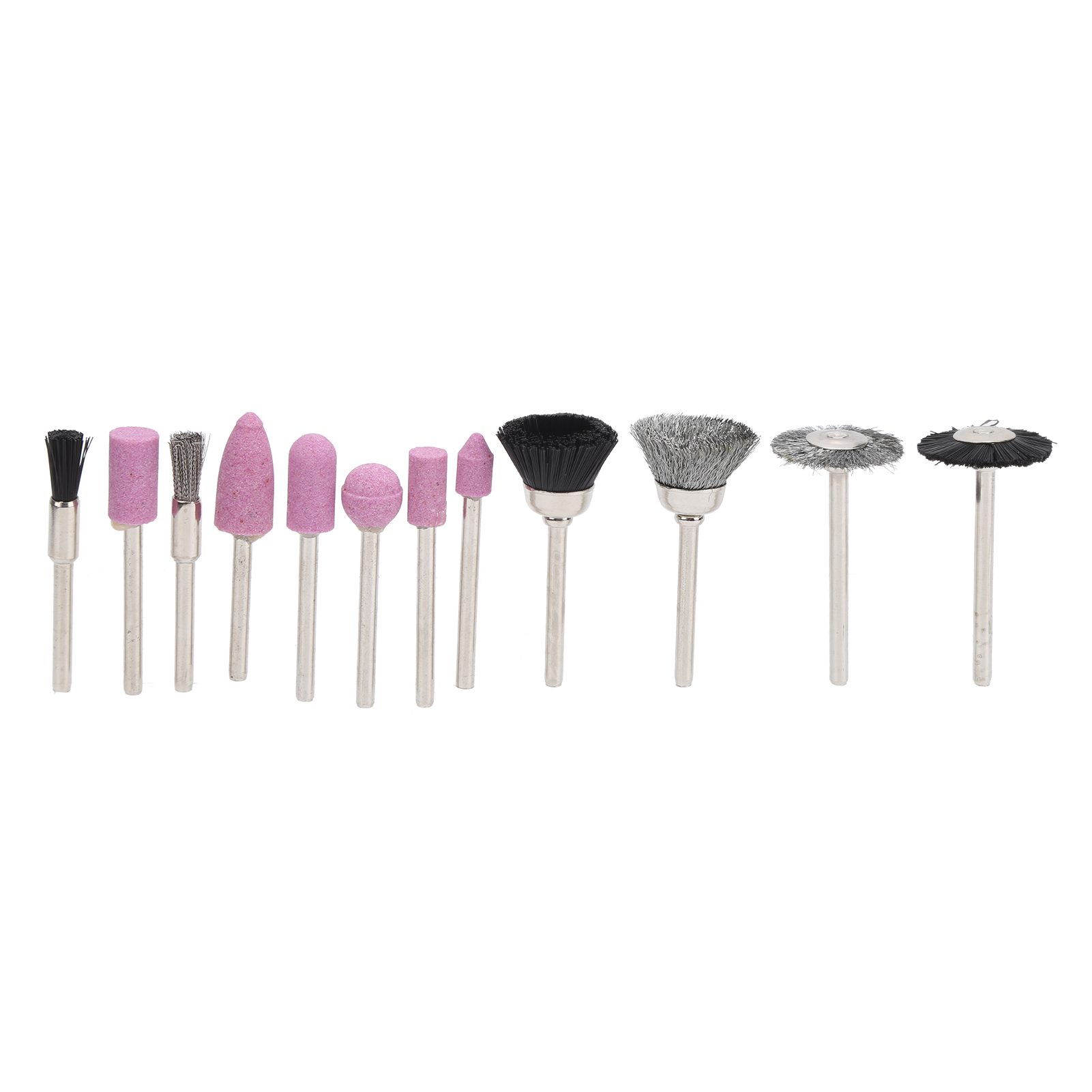 4-teiliges Schleifwerkzeug-set: Holzschnitzdrahtbürste, Nylon-polierscheiben, Schleifaufsätze, Zubehör