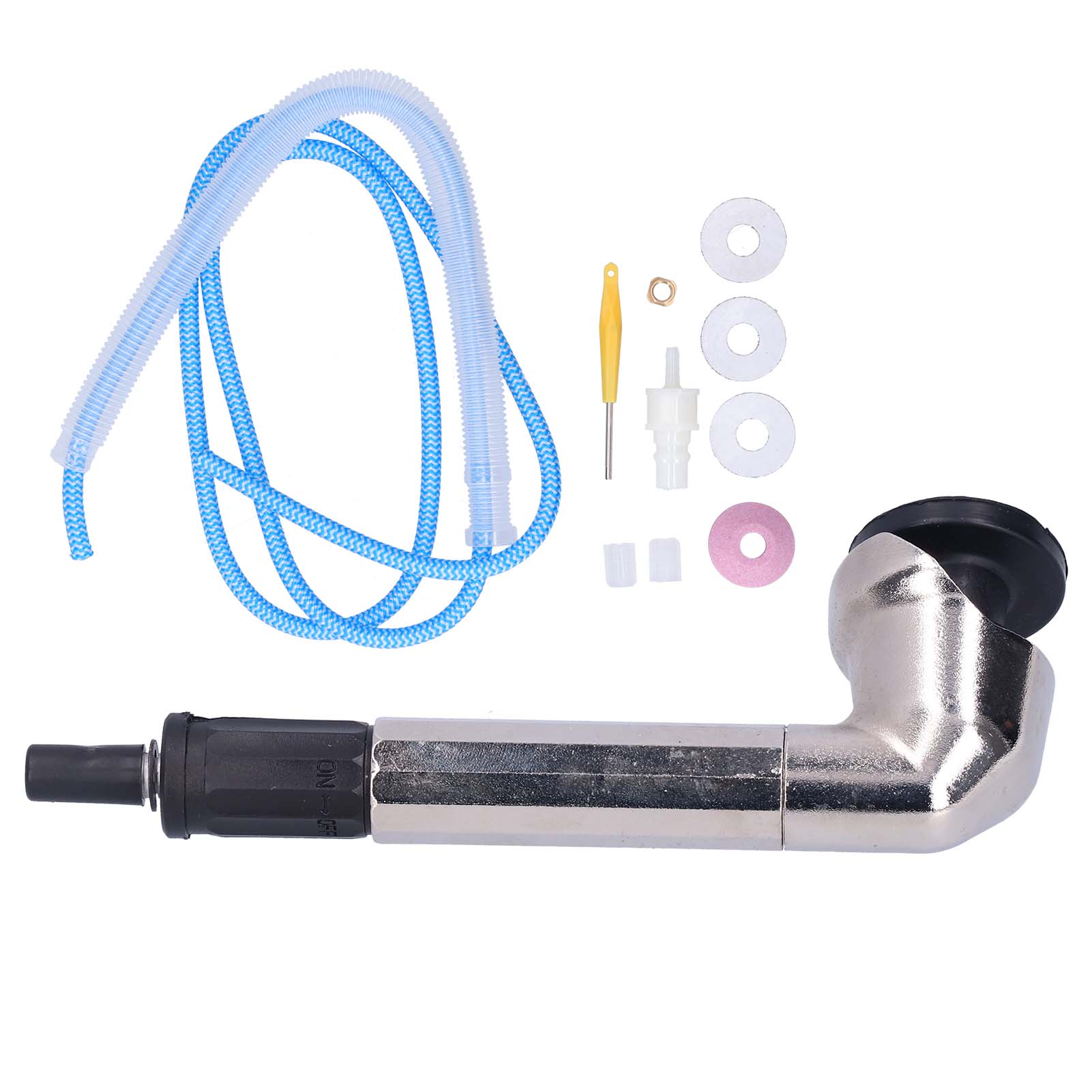 Mini-druckluftpoliermaschine Mit Einstellbarer Geschwindigkeit, 90°-winkel-trimmwerkzeug Kp-4101