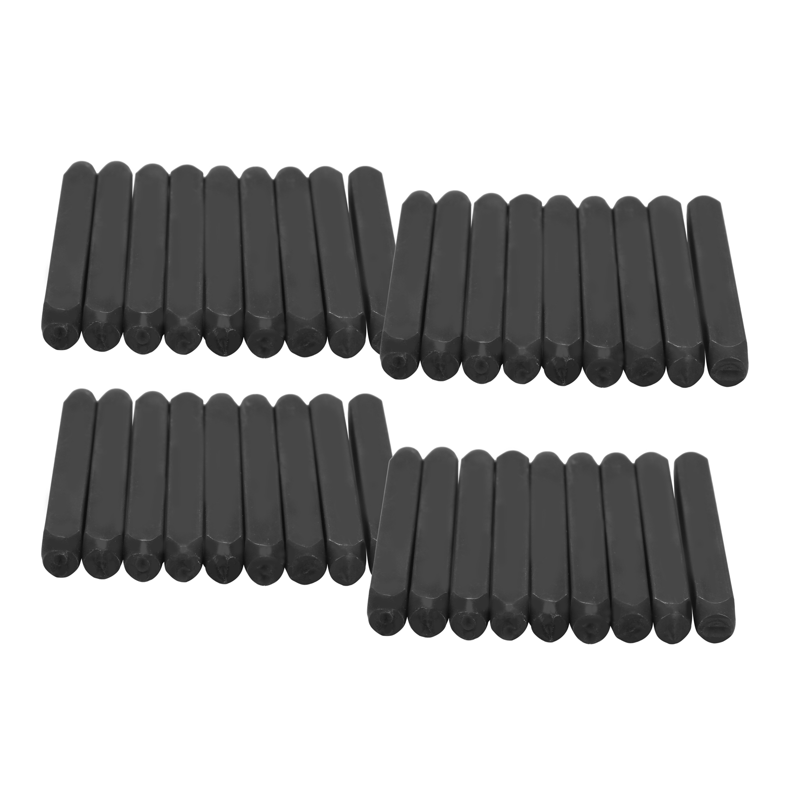 36-teiliges Stempelset Aus Metall, Stahl, 5 Mm, Zahlen Und Buchstaben