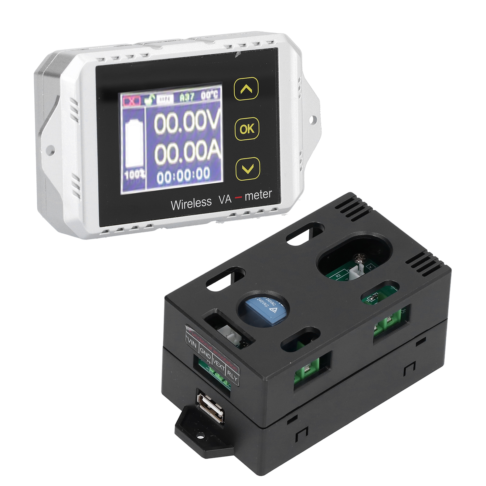 Vat‑1300 Coulomb-zähler Mit Farbbildschirm, Gleichspannungs- Und Strommessgerät, Batteriekapazitätstester
