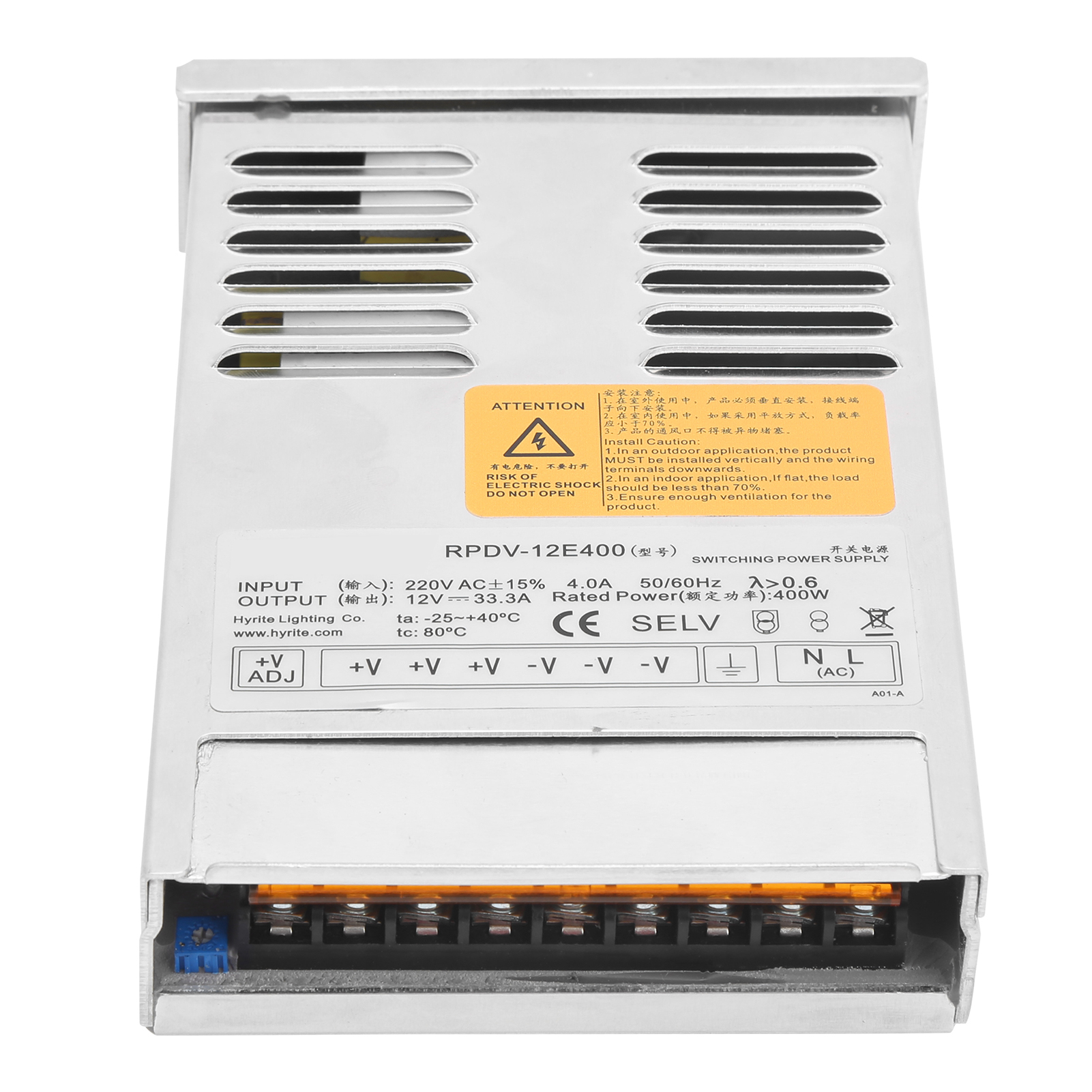 Led-schaltnetzteil, Regensicher, Für Außenwerbung, Technische Beleuchtung, Schalter Rpdv-12e400, 12 V