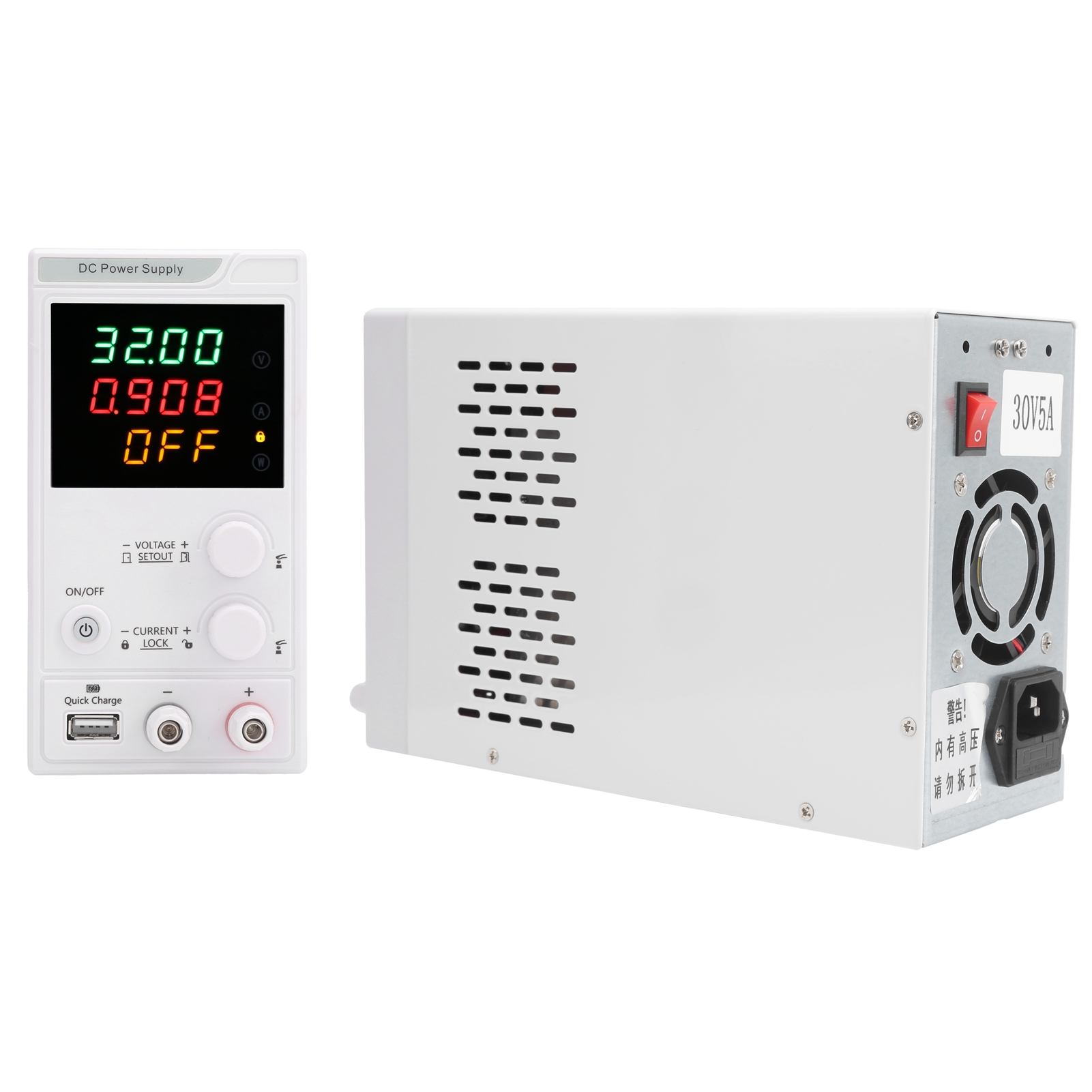 30v/5a Gleichstromnetzteil Mit Spannungsregelung Und Led-anzeige Für Die Fertigungsindustrie, Eu-stecker, 220v, 50hz