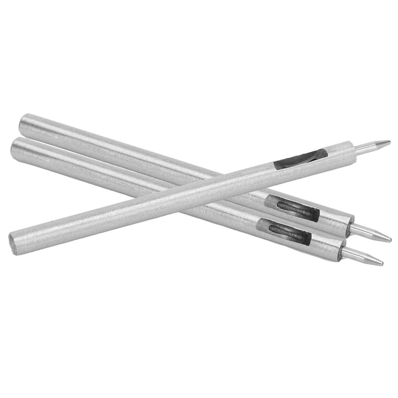 3-teiliges Set Rundlochstanzer Aus Legiertem Stahl Für Diy-lederarbeiten, Hohllochbohrer (1,2 Mm)
