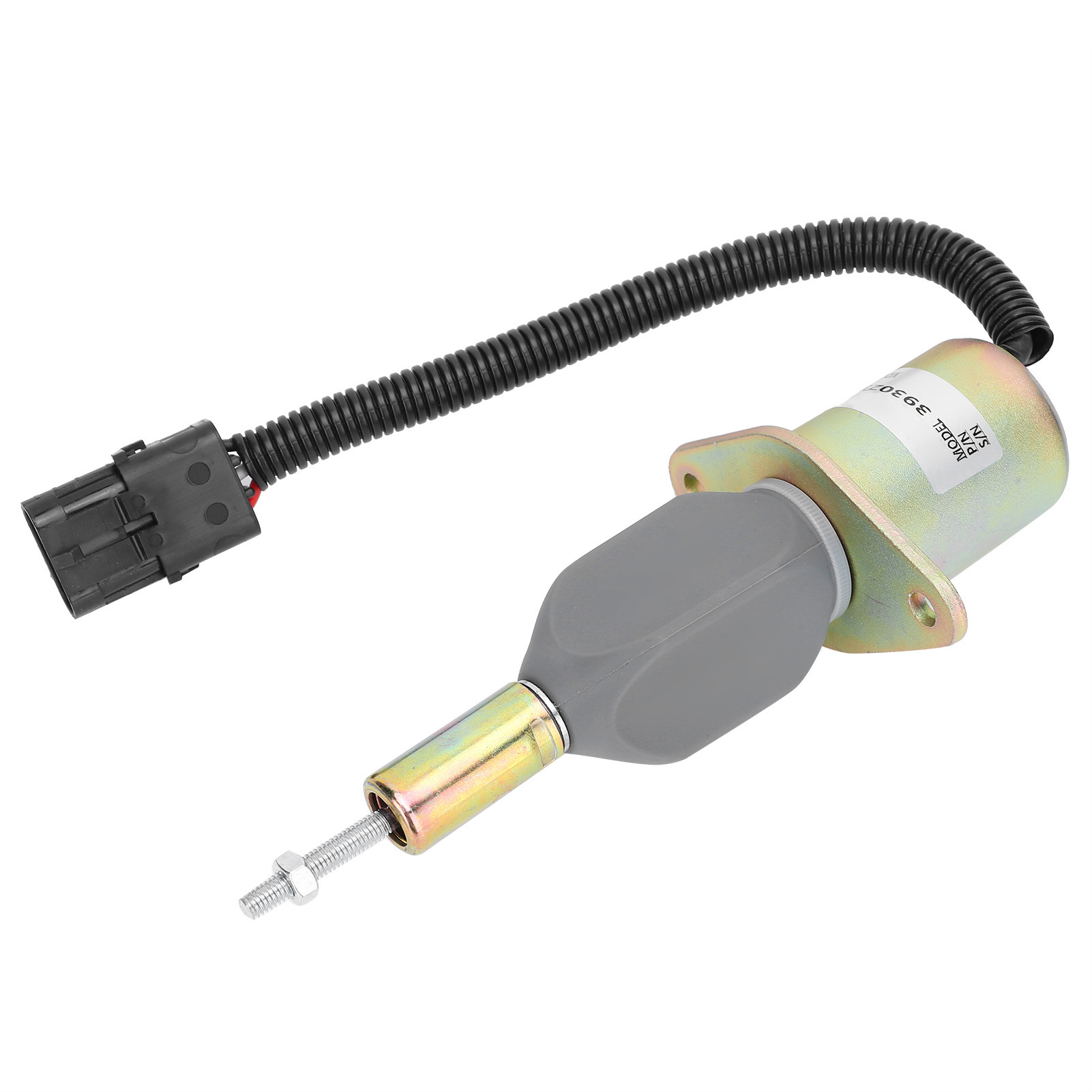 Kraftstoffabsperrventil, Magnetventil Für Baggermotor, Elektrischer Flammenausschalter, Zubehör 3930233 Dc12v