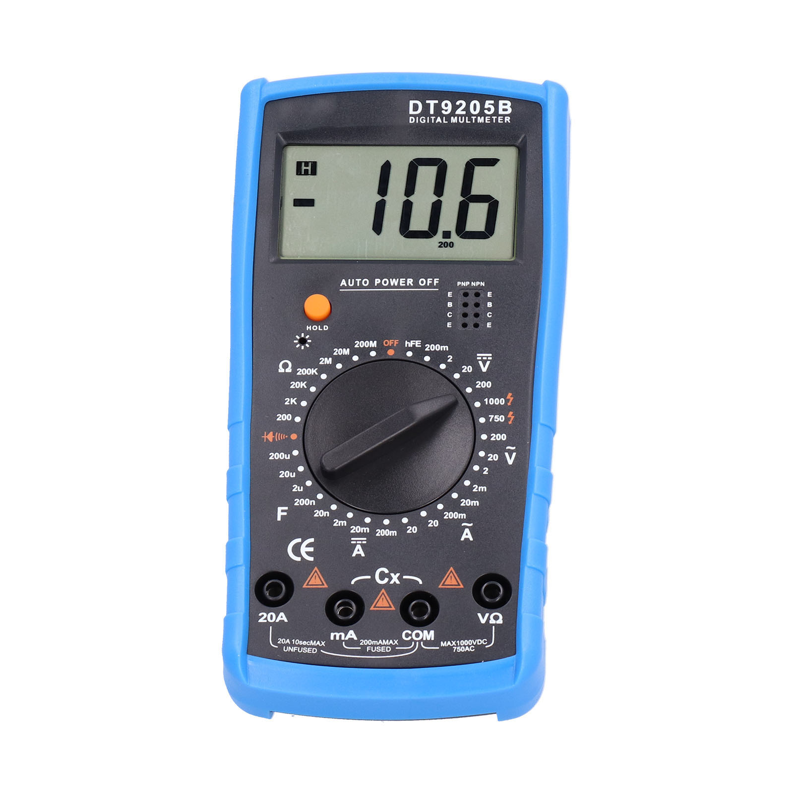 Dt9205b Mini-lcd-digitalmultimeter Vollbereichs-ac/dc-strom-, Spannungs- Und Kapazitätstester