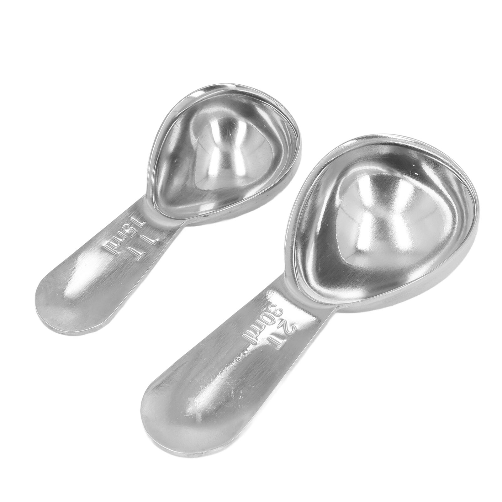2-teiliges Kaffeemesslöffel-set Aus Edelstahl 304 Mit Skala