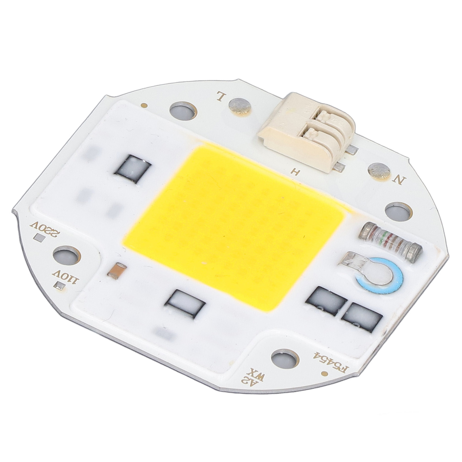 Cob-lampenperle, Hochleistungs-led-chip, Helle Cob-lichtquelle, Treiberlos, Für Diy-beleuchtung, 110 V, 50 W, Warmweiß (2800 K–3500 K)