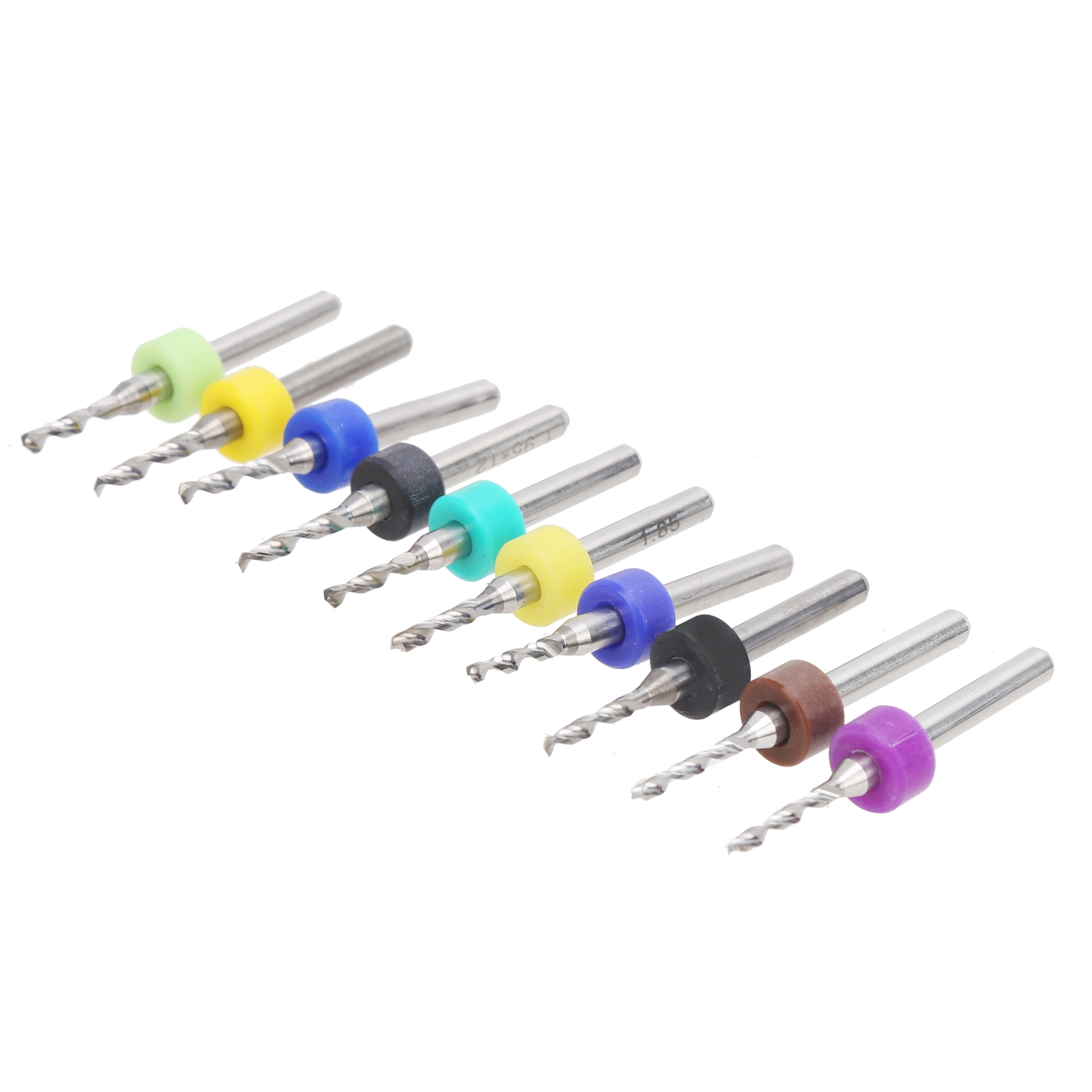 10 Stück 1,6–2,05 Mm Hartmetallbohrer Mit Geradem Schaft Für Leiterplatten