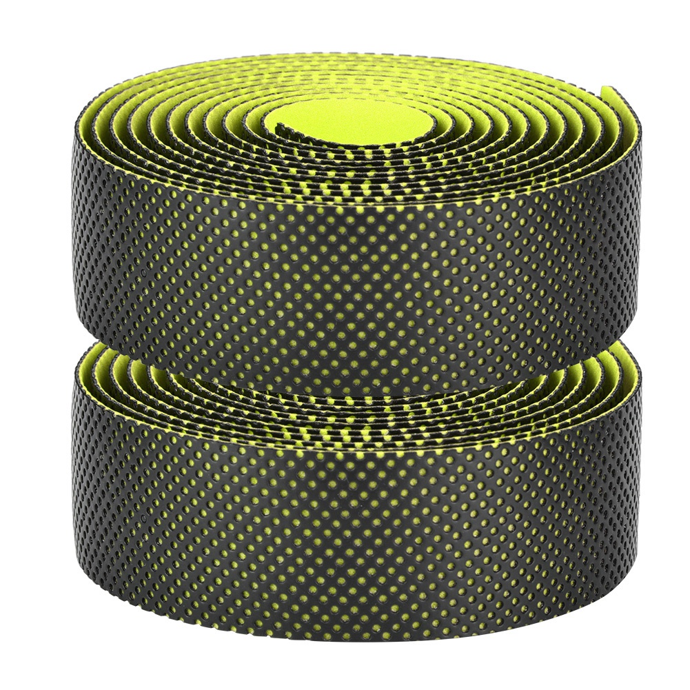 Rennrad-lenkerband, Hochelastisch, Weich, Schweißabsorbierend, Schwarz-gelb