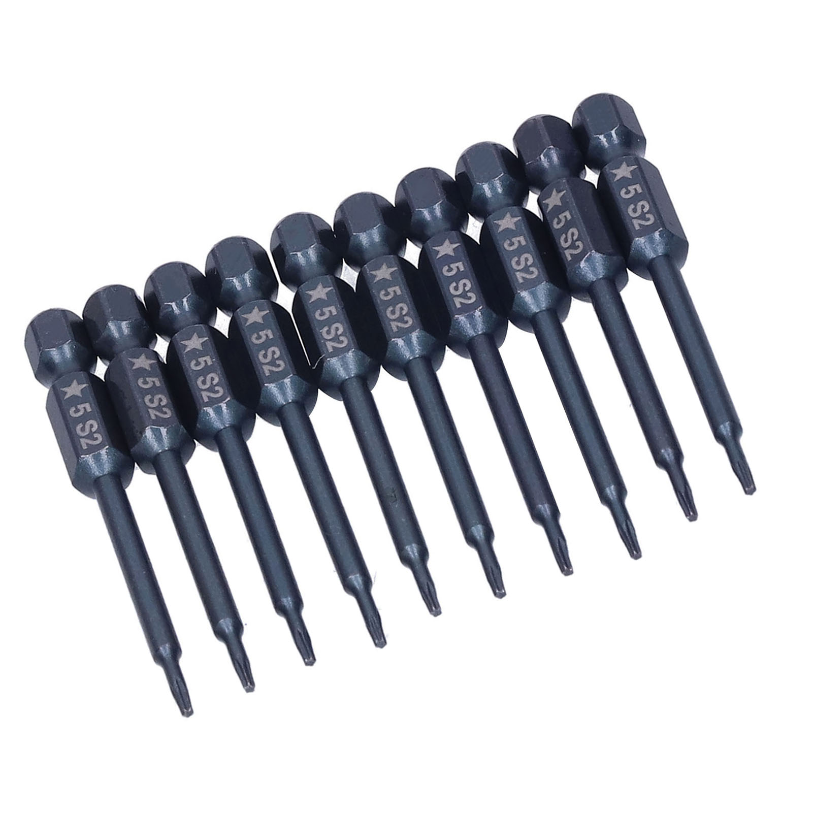 10-teiliges Set Elektrisch-magnetischer Schraubendreherbits Aus Pentalobe-s2-legierungsstahl, Handwerkzeug